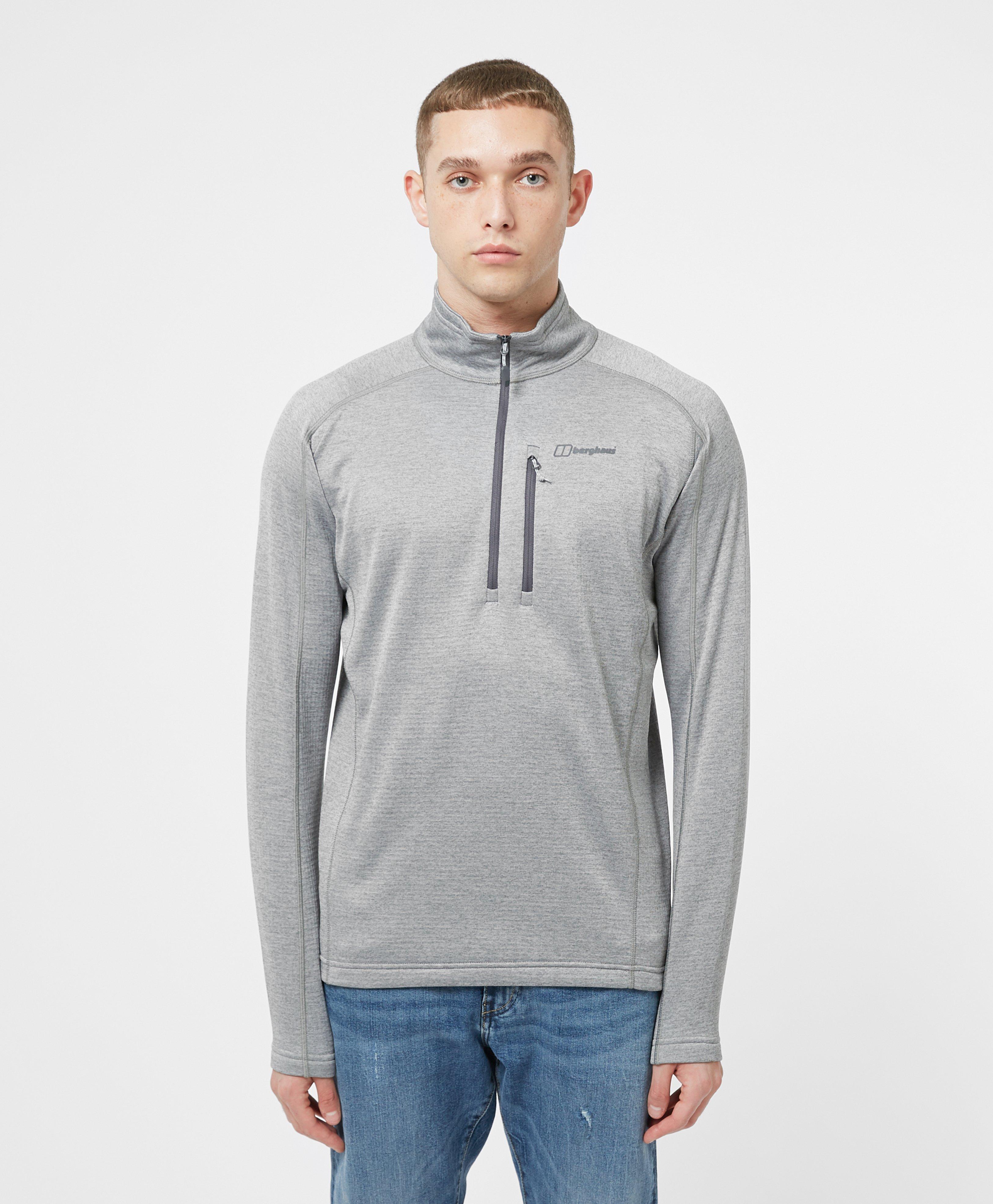 berghaus spitzer half zip sweat