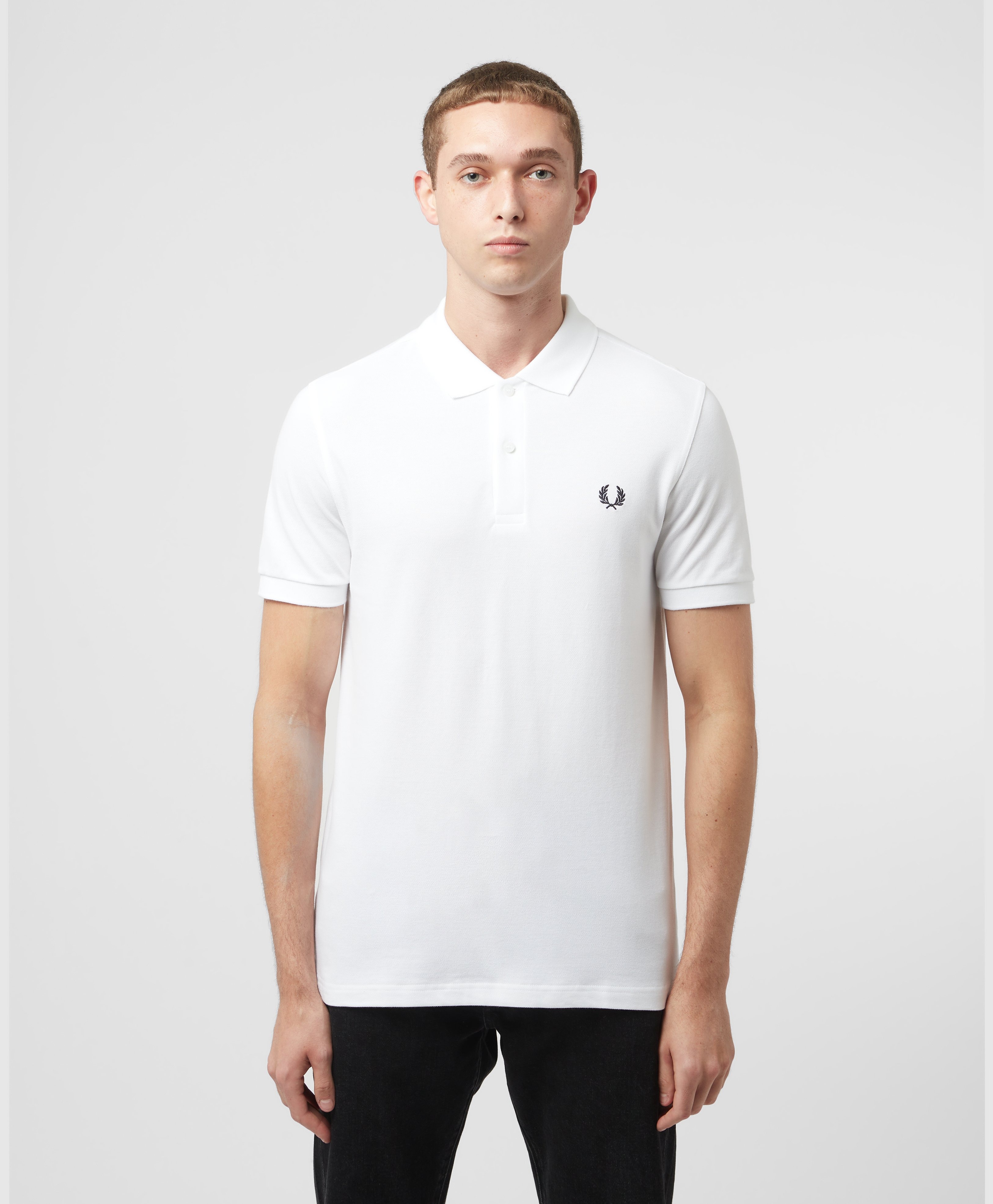 fred perry short sleeve shirt large