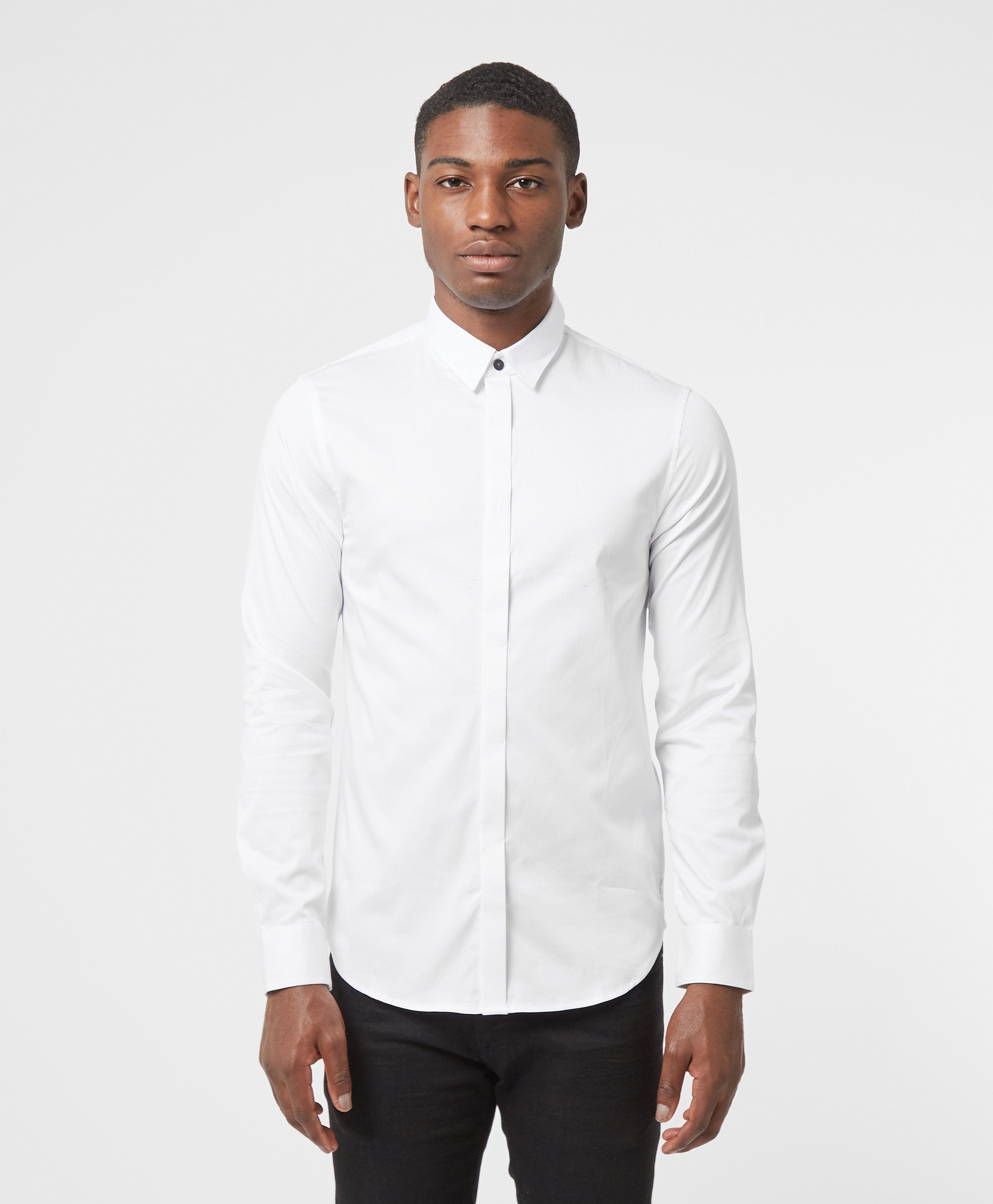 armani exchange button up