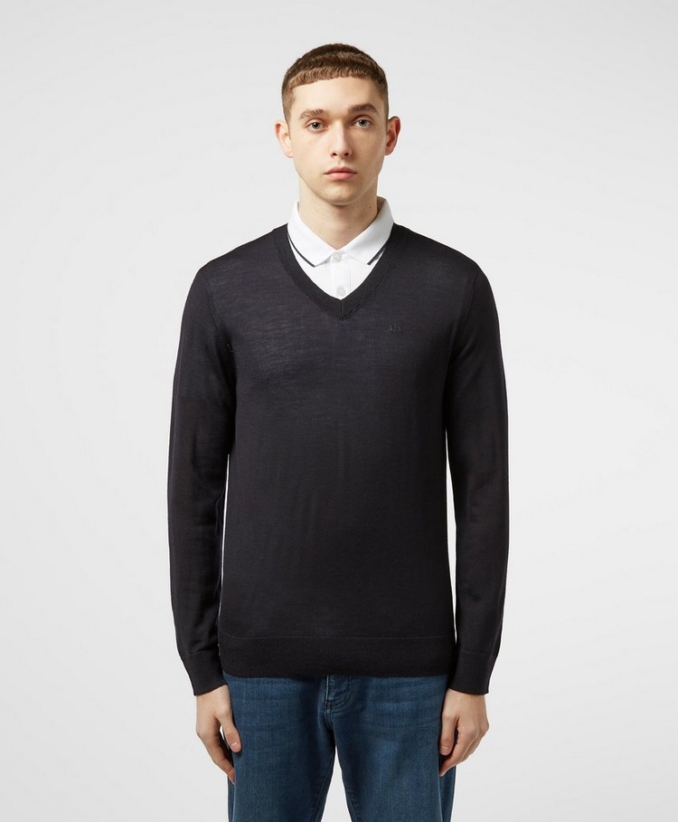 armani exchange knitted jumper