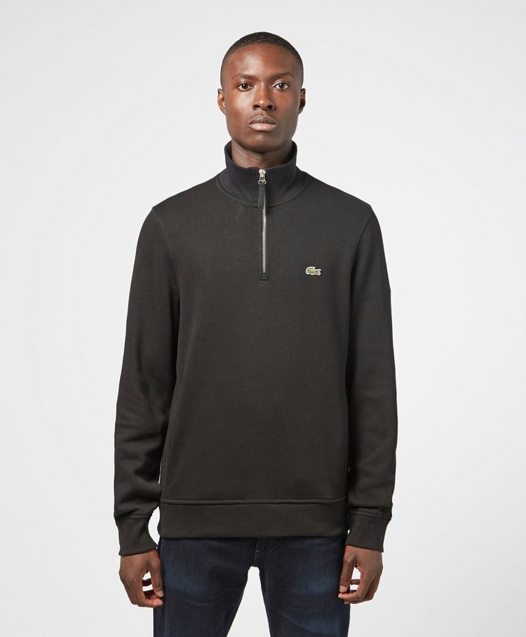 Lacoste Pique Half Zip Sweatshirt | scotts Menswear