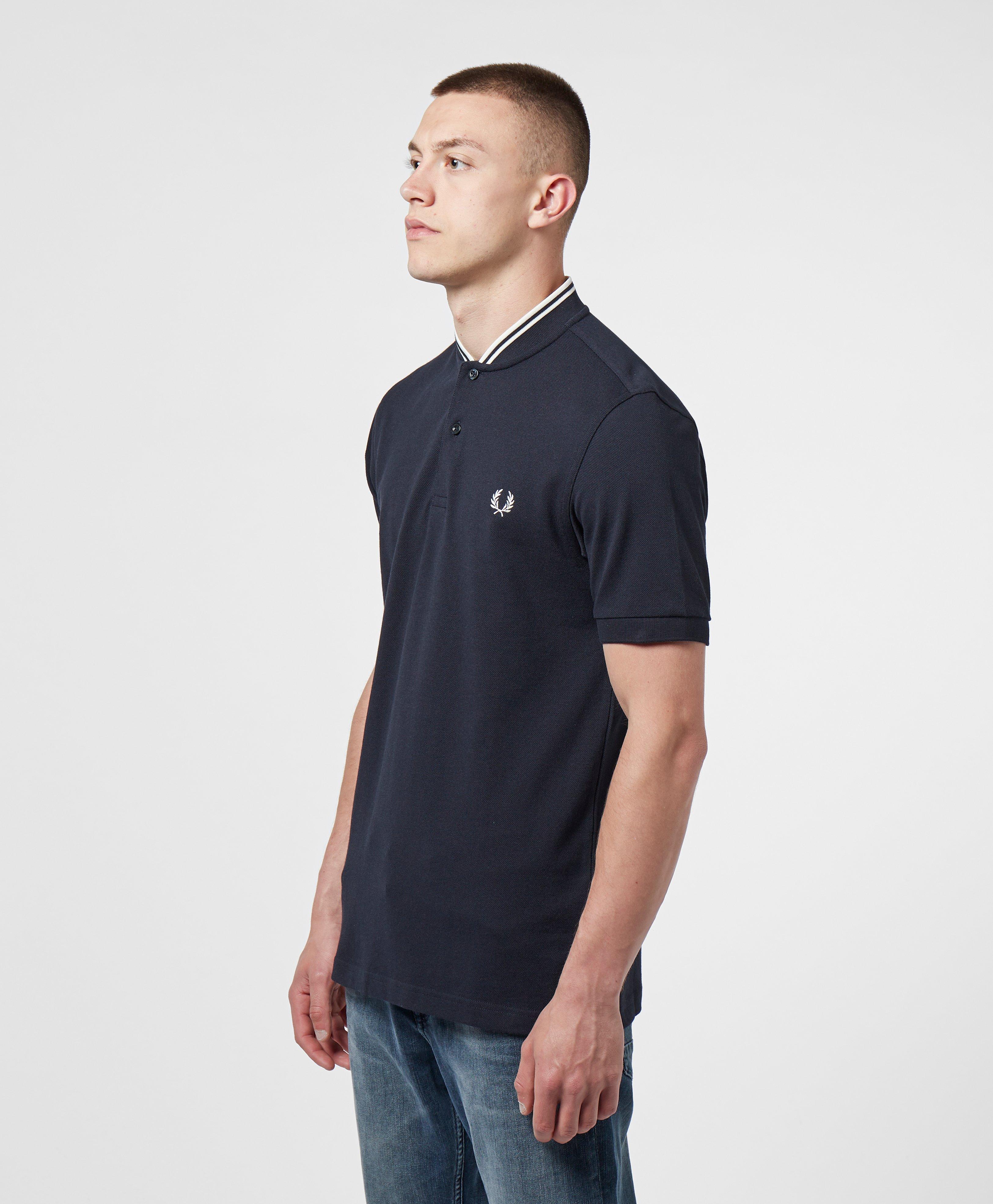 fred perry bomber neck polo shirt