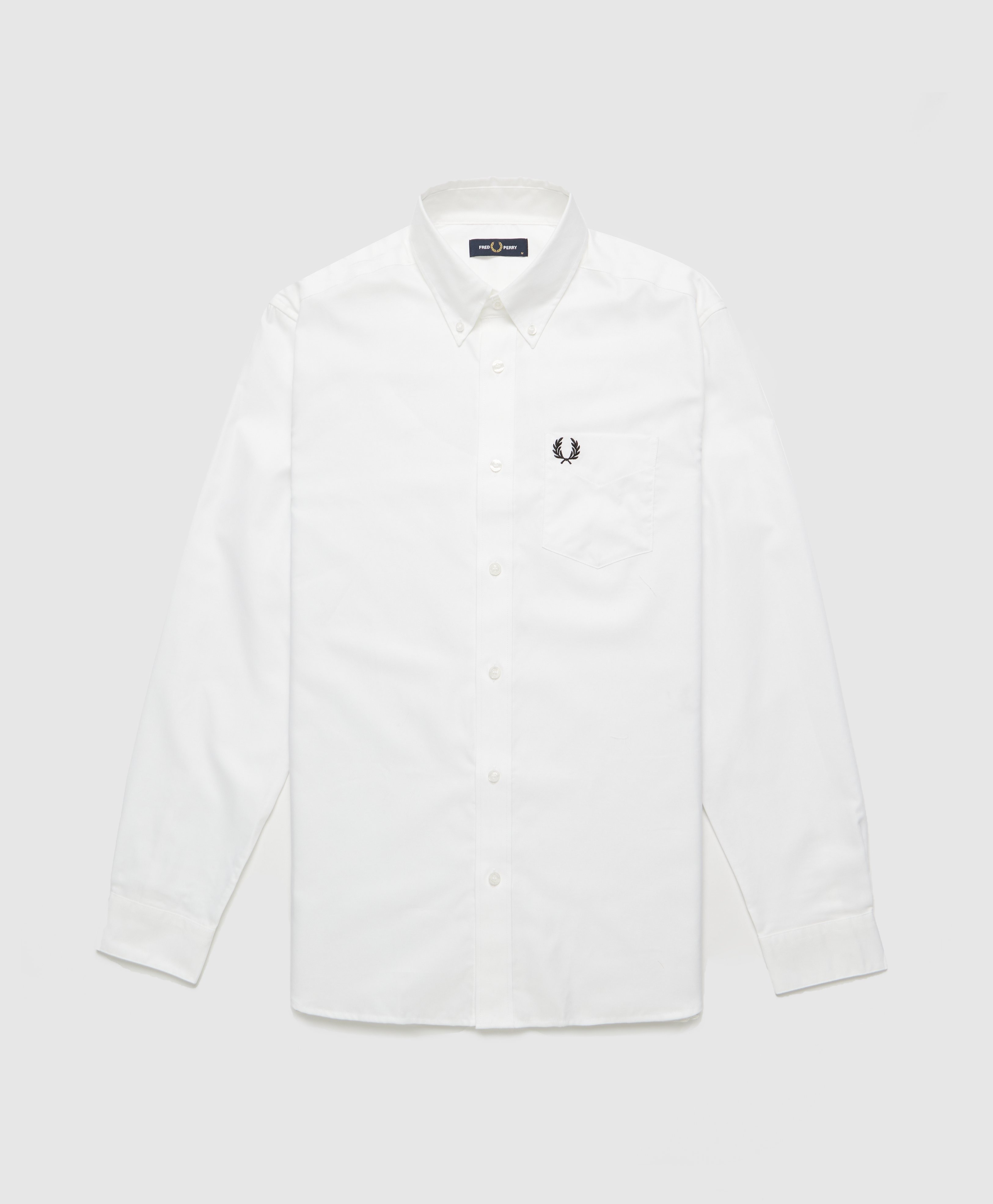 fred perry oxford shirt white