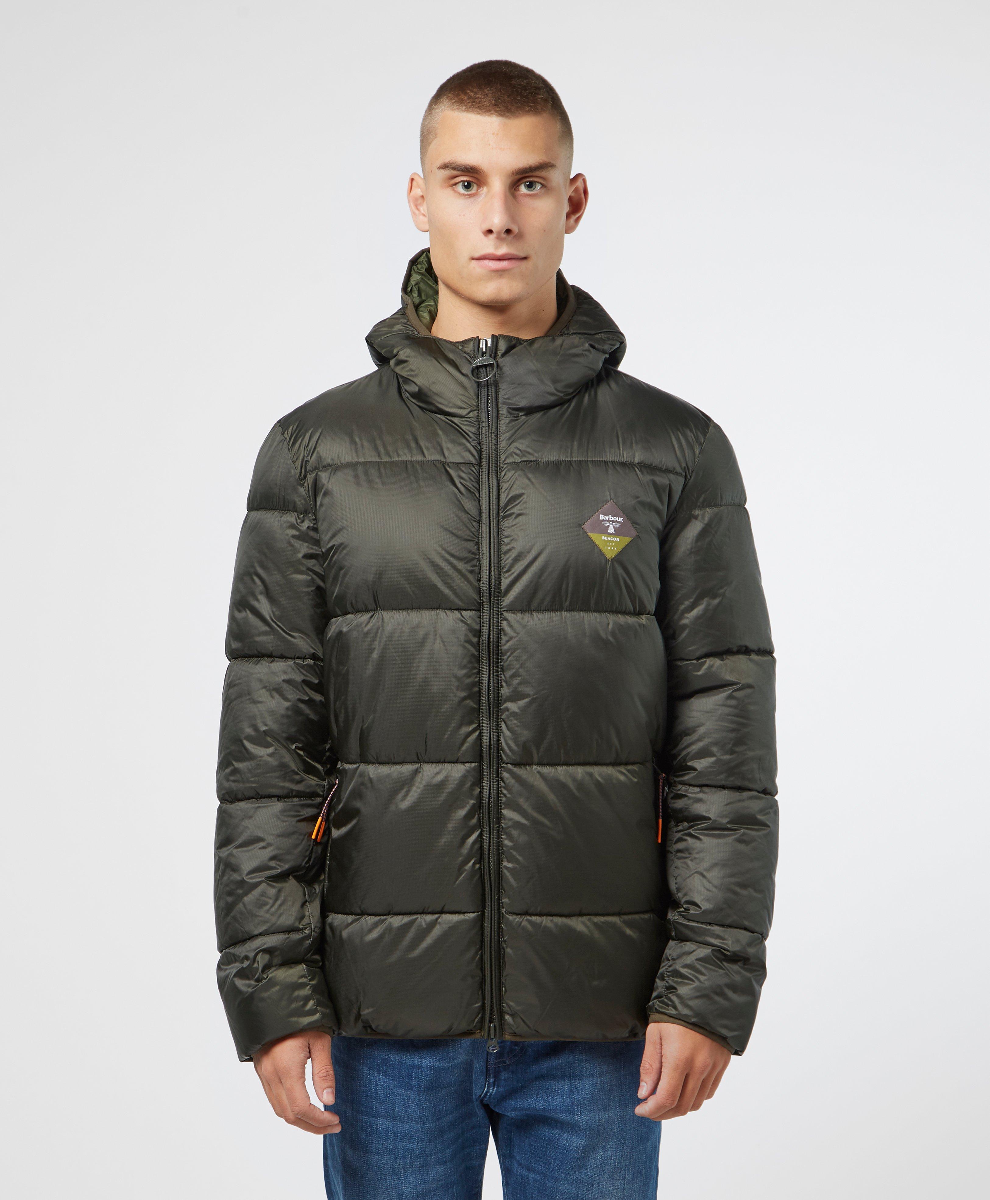 barbour quilted green jacket