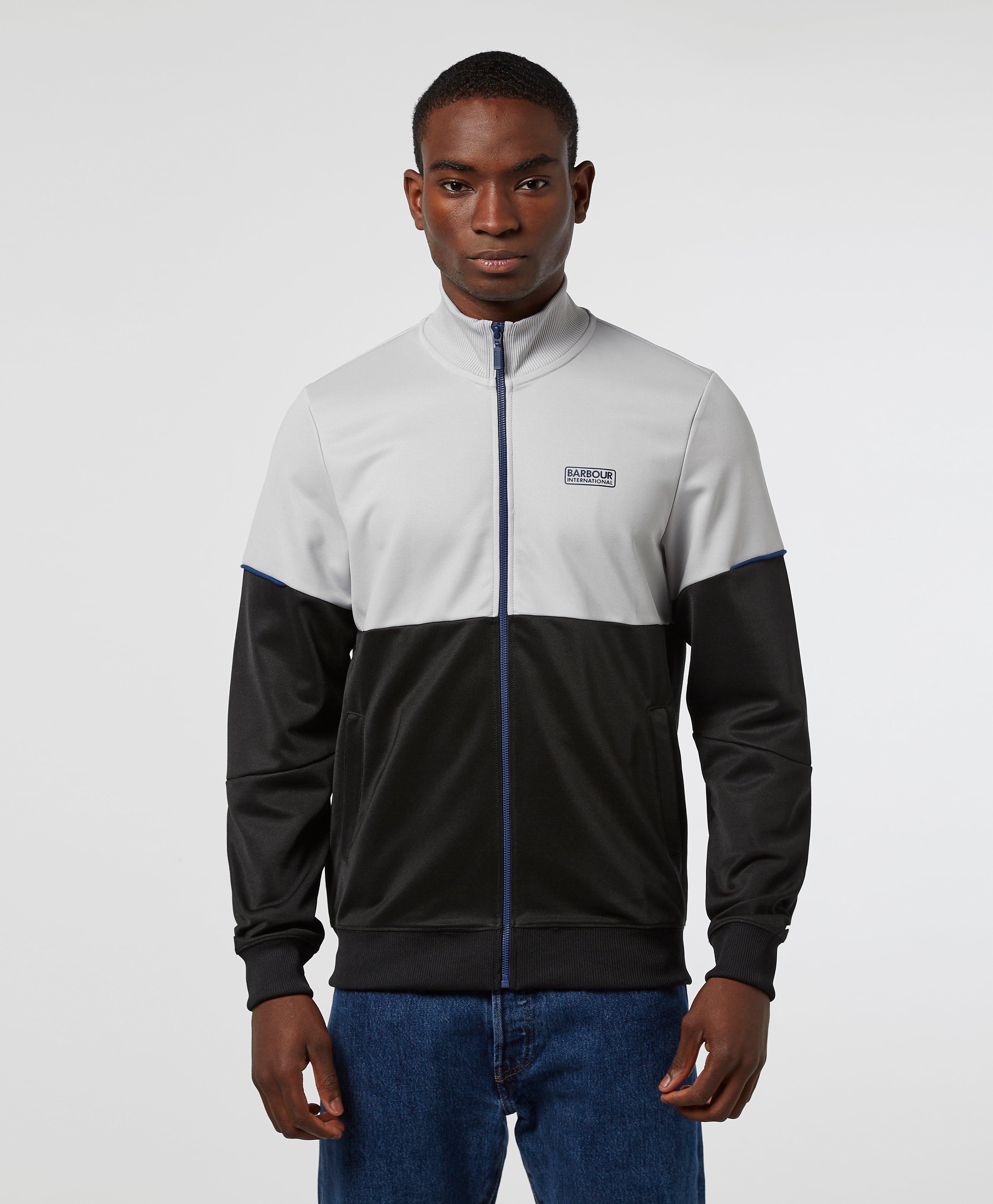 barbour international track top