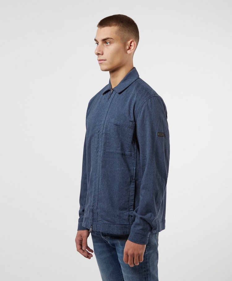 barbour international biker overshirt