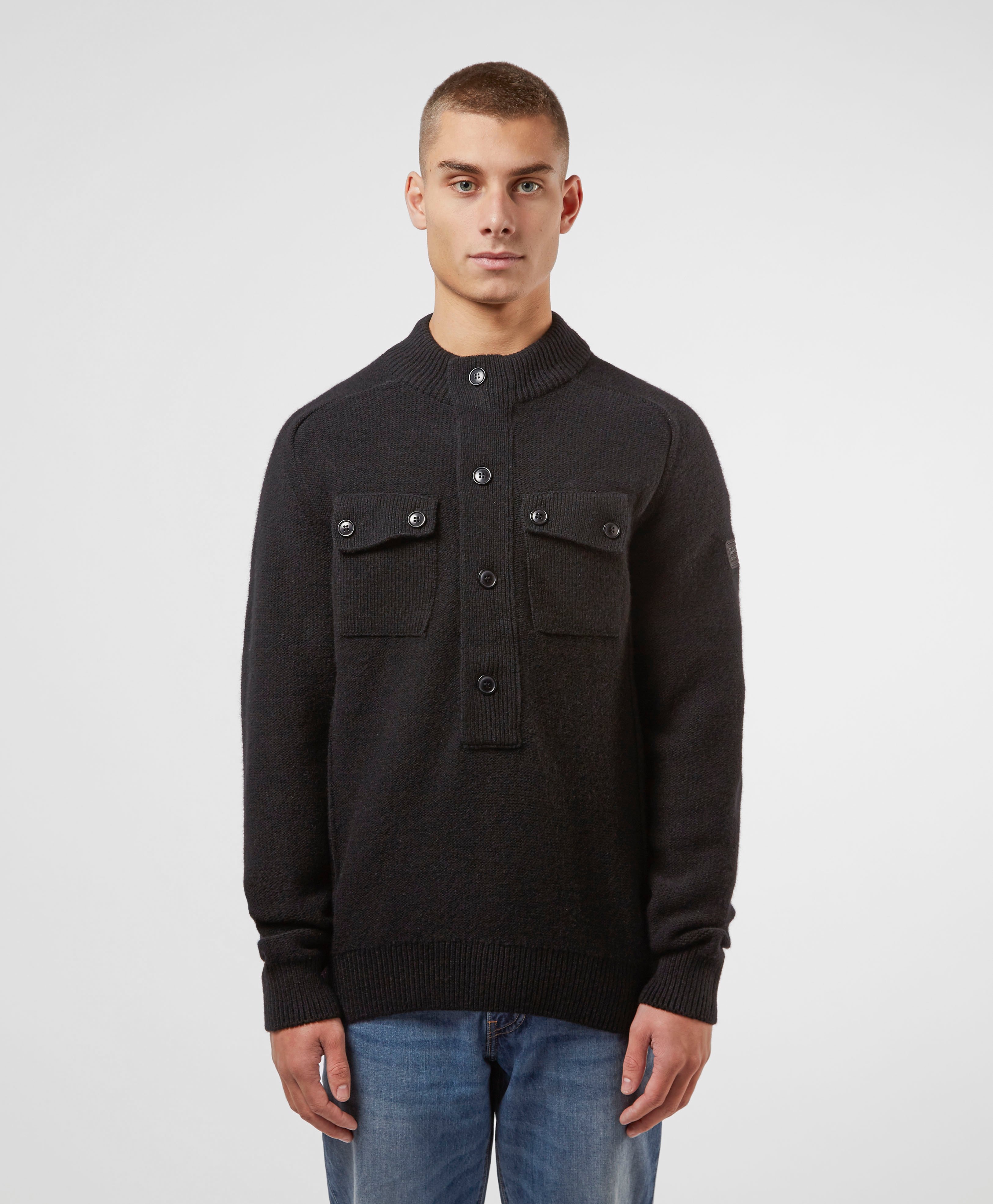 barbour international tyre button overshirt