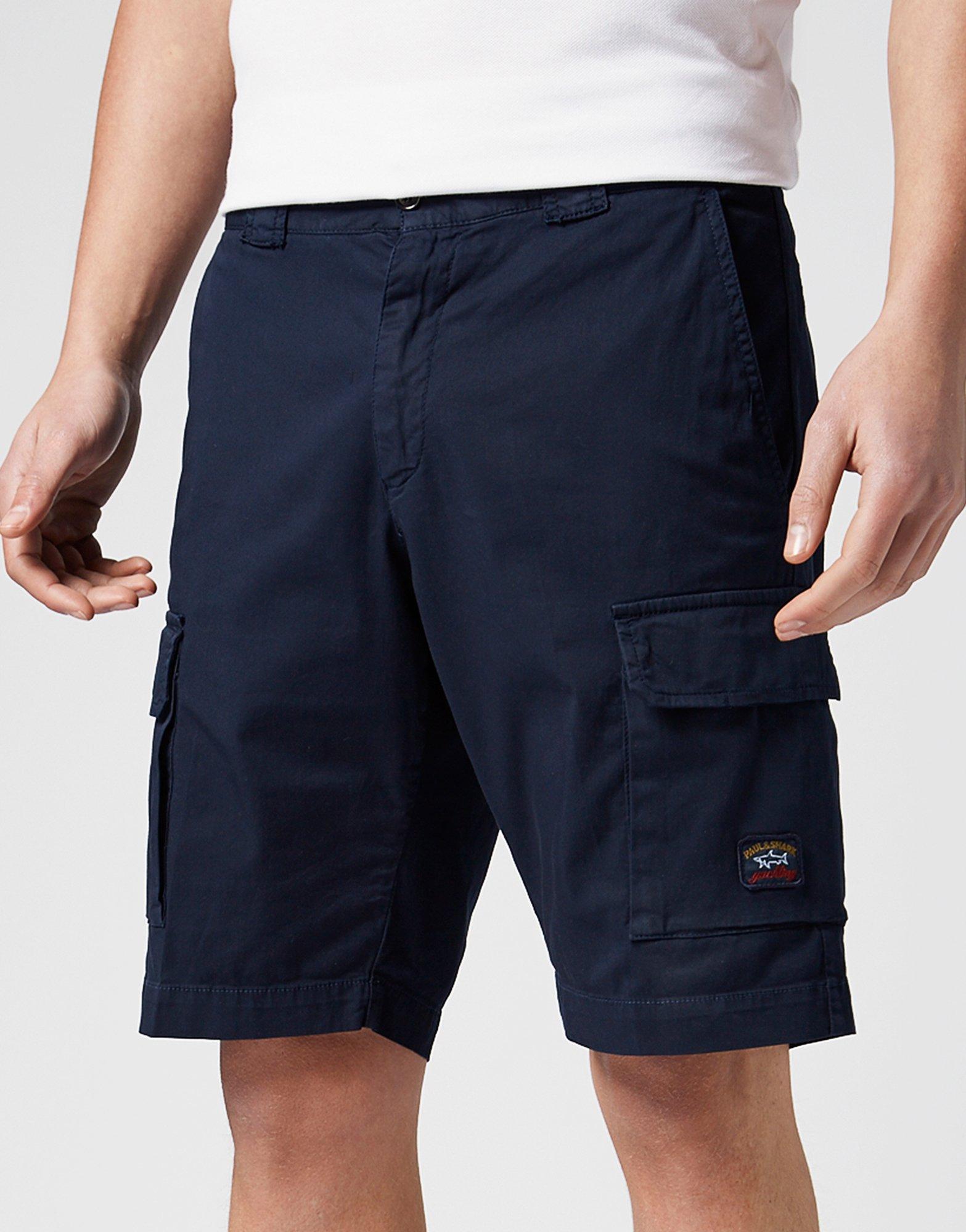 paul and shark navy cargo shorts