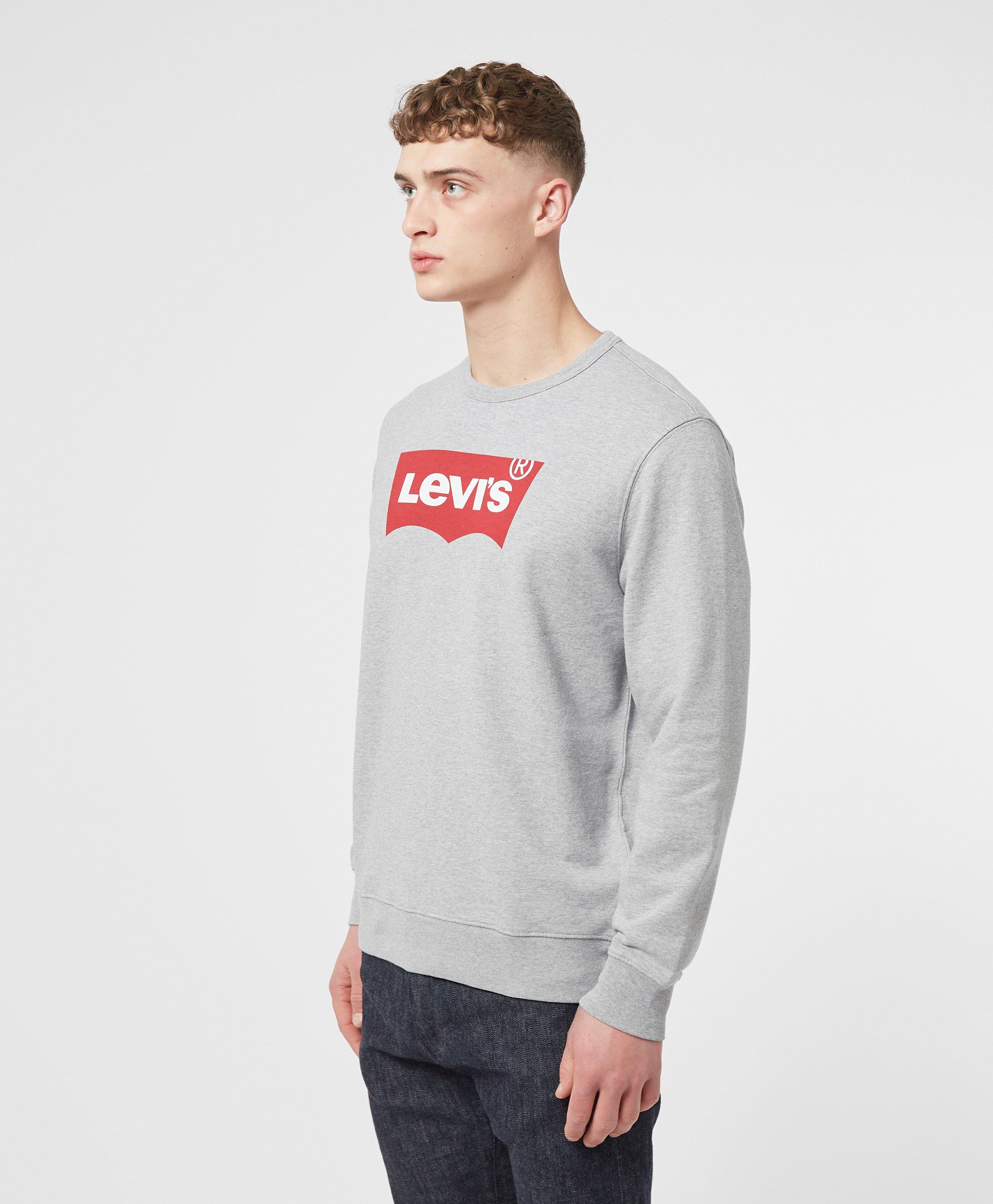 levis batwing crew sweatshirt