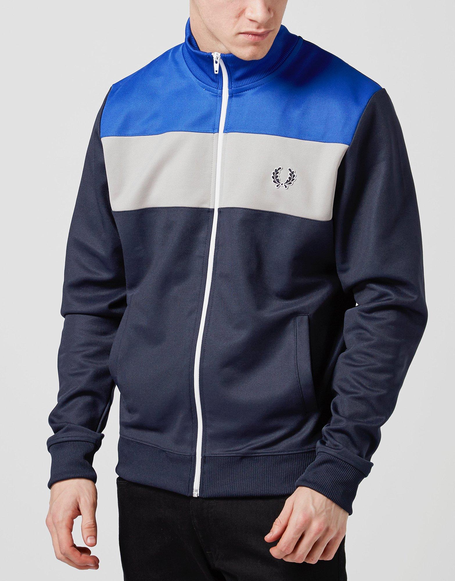 fred perry colour block track jacket