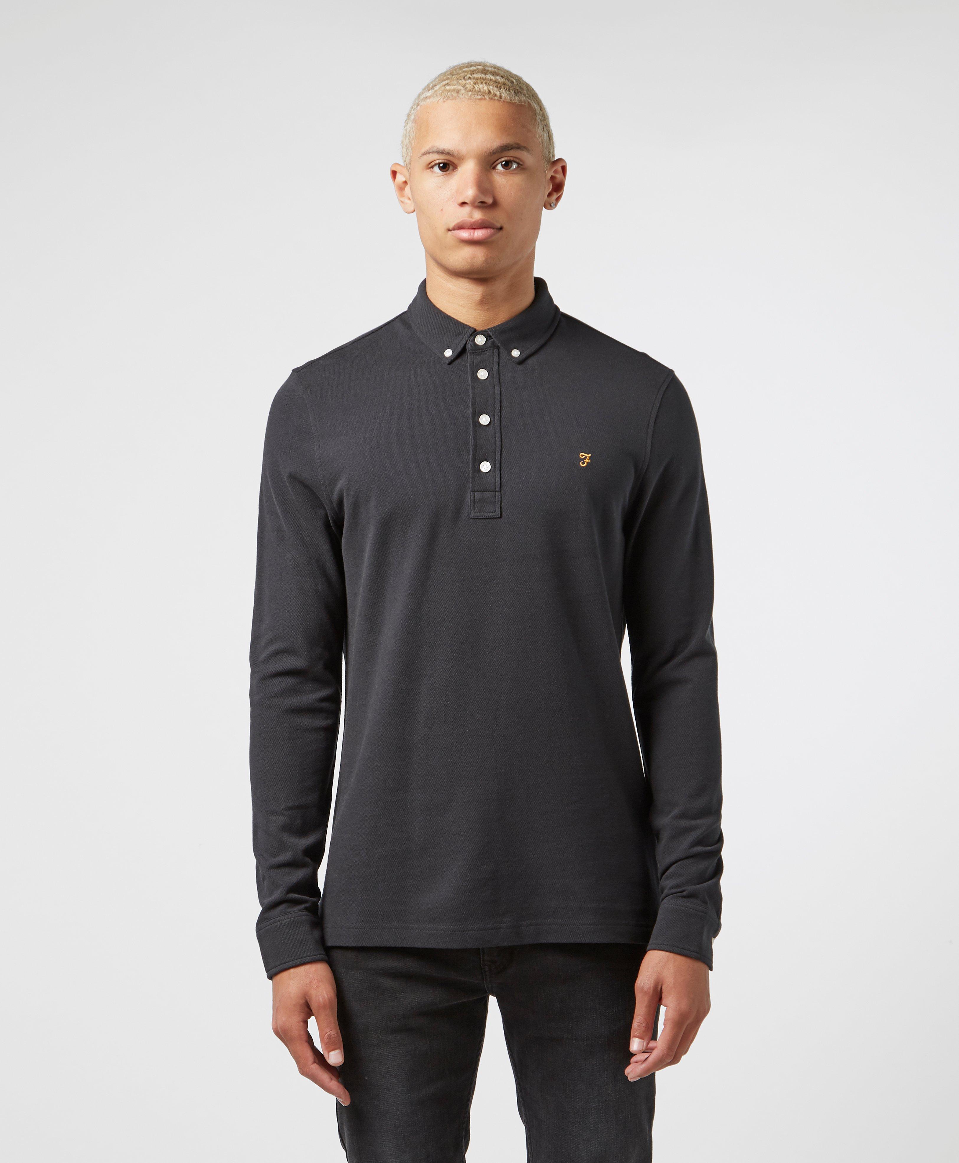 farah long sleeve polo shirt