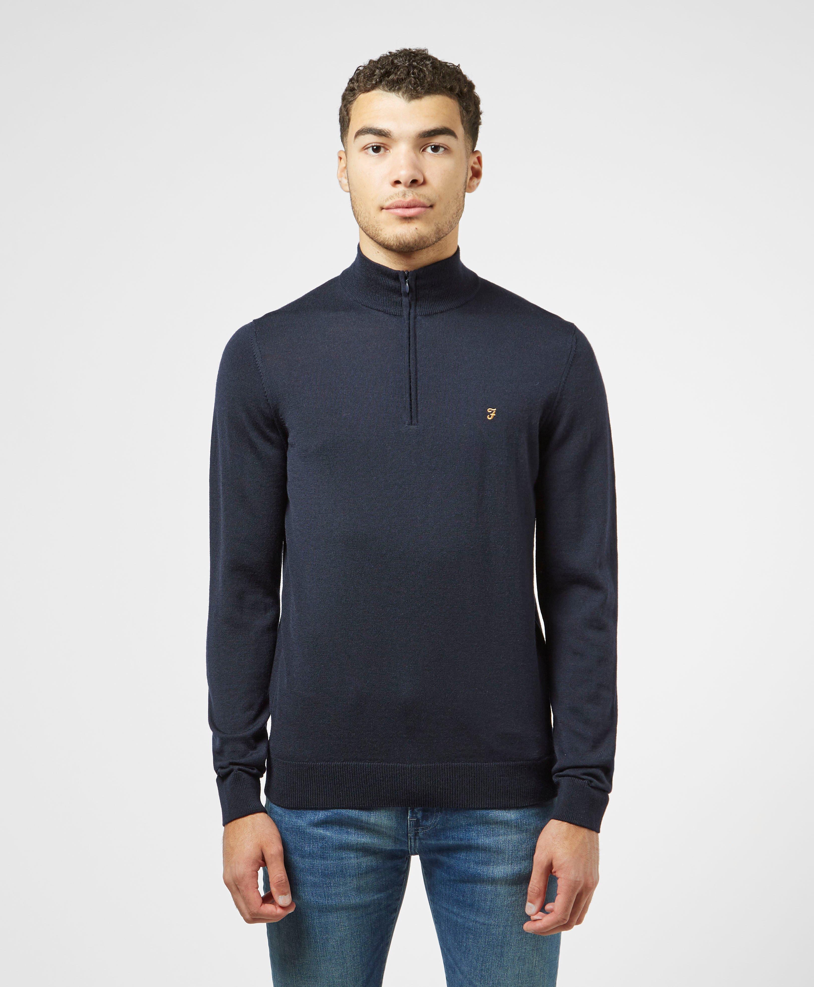 farah quarter zip jumper