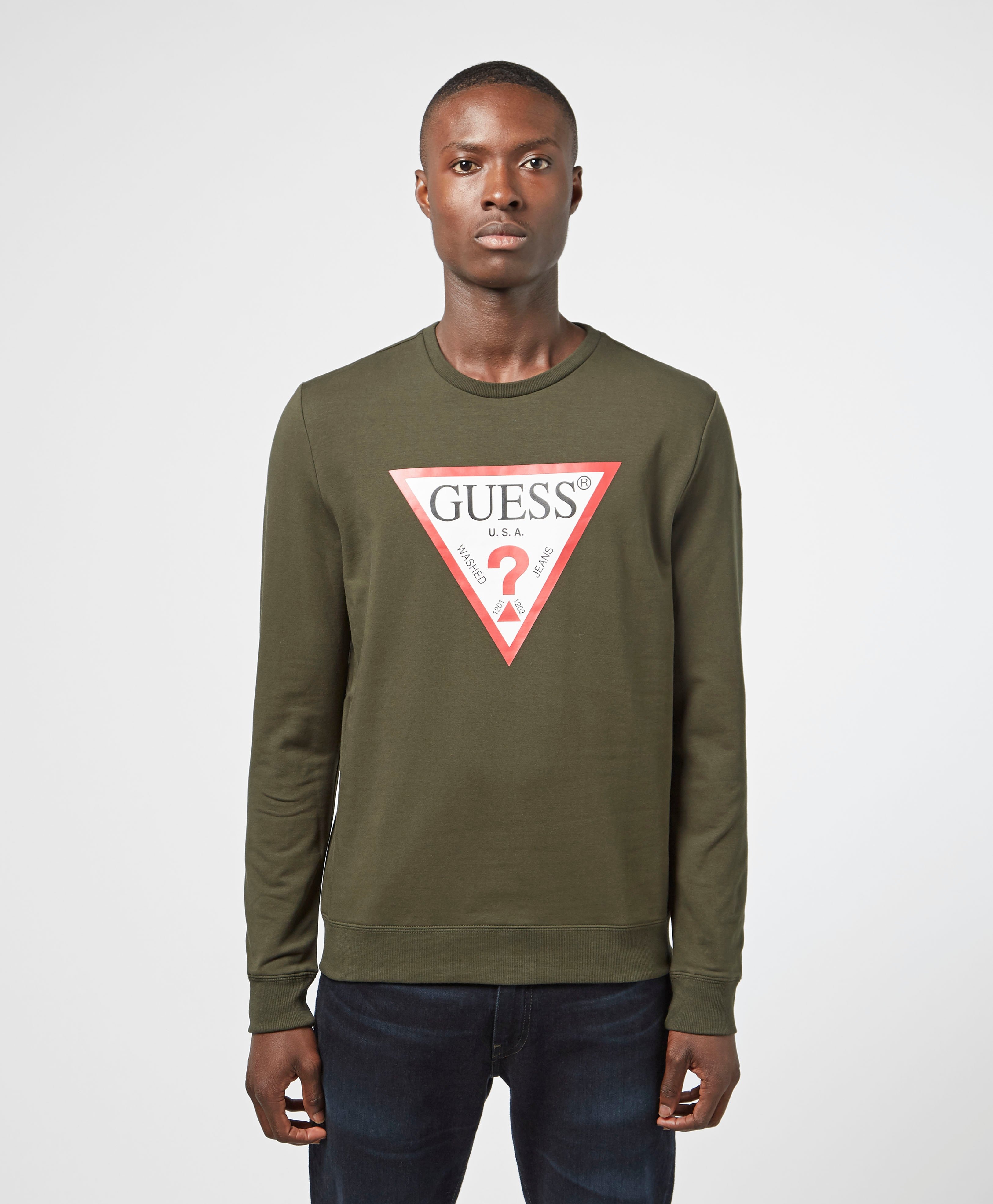 guess triangle hoodie