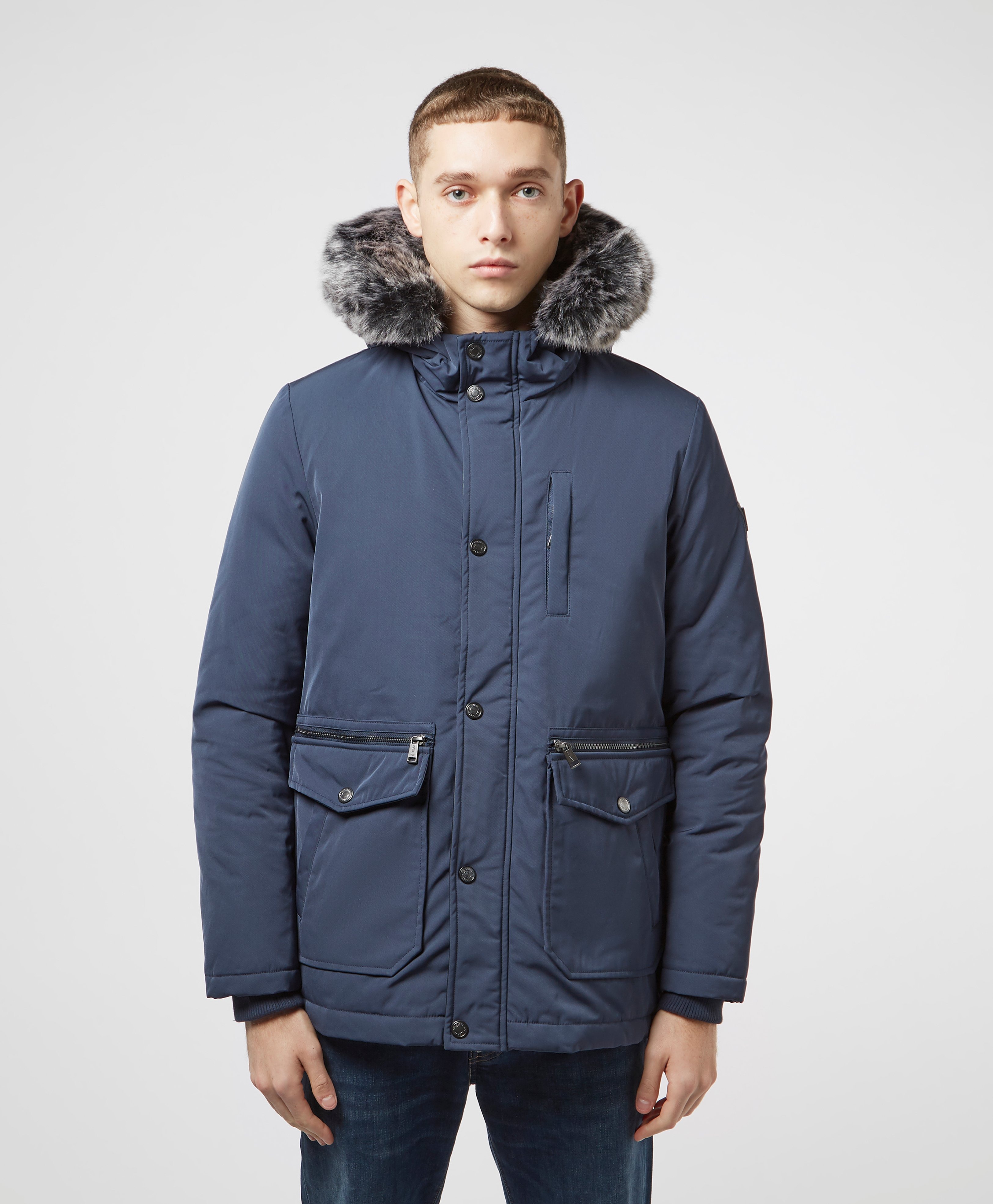 guess packable down jacket