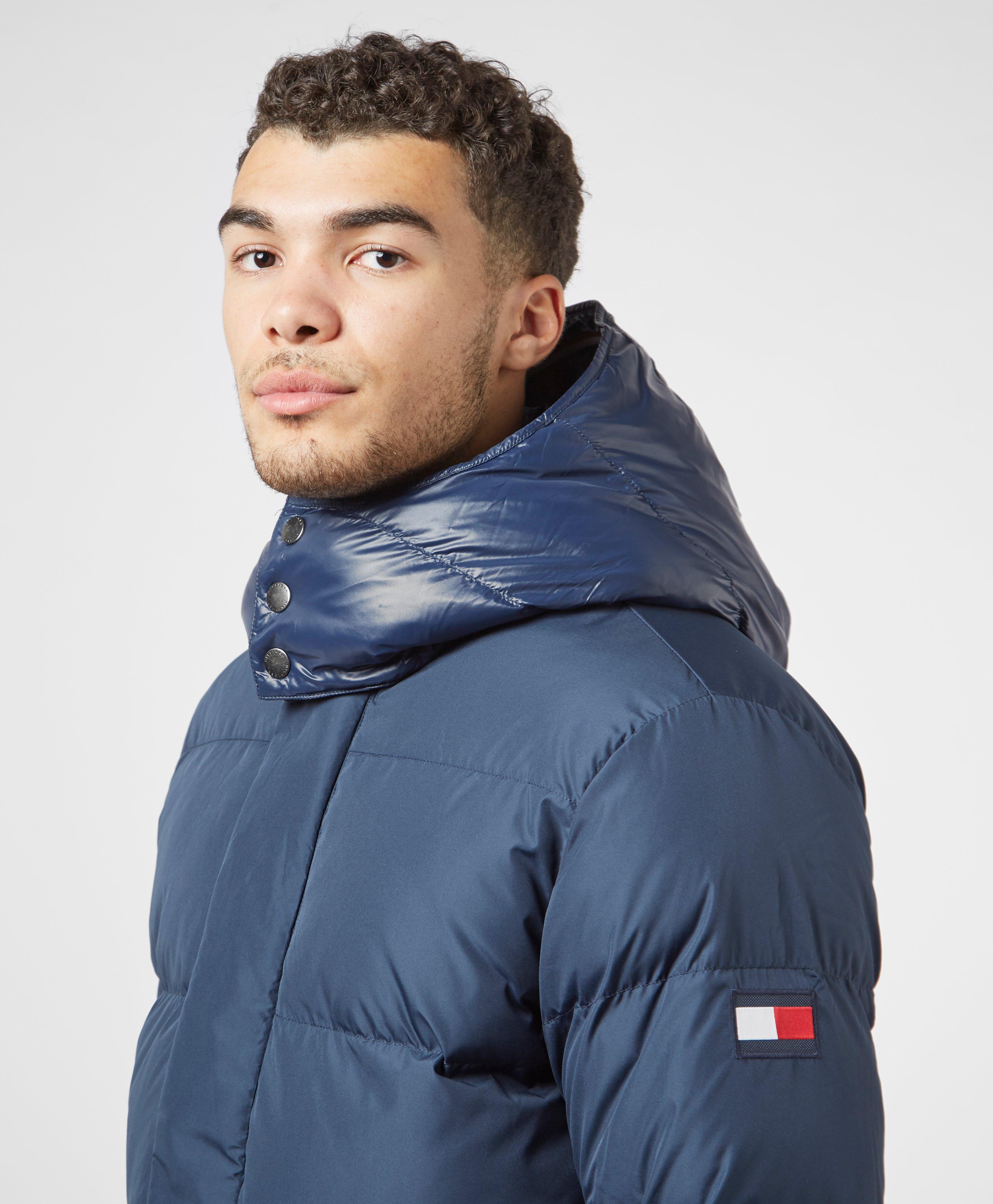 tommy hilfiger hooded bomber jacket