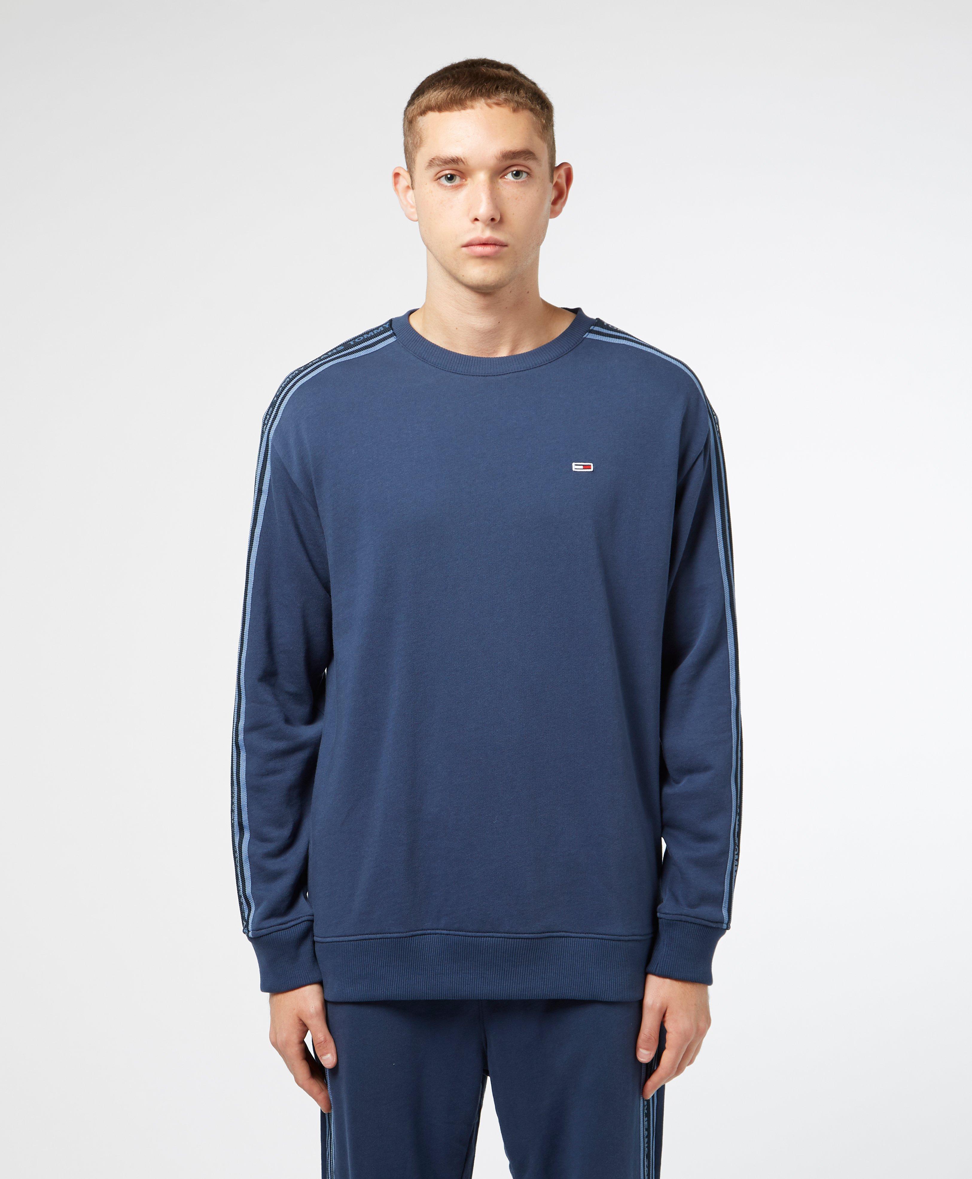 tommy jeans tape crew sweatshirt