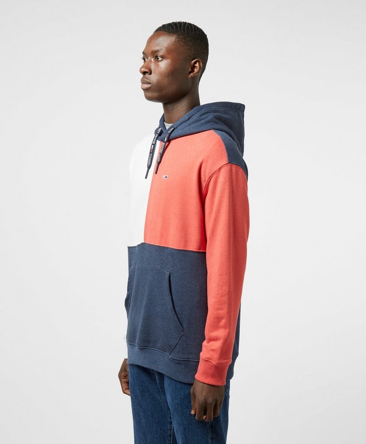 Tommy Jeans Colour Block Overhead Hoodie | scotts Menswear