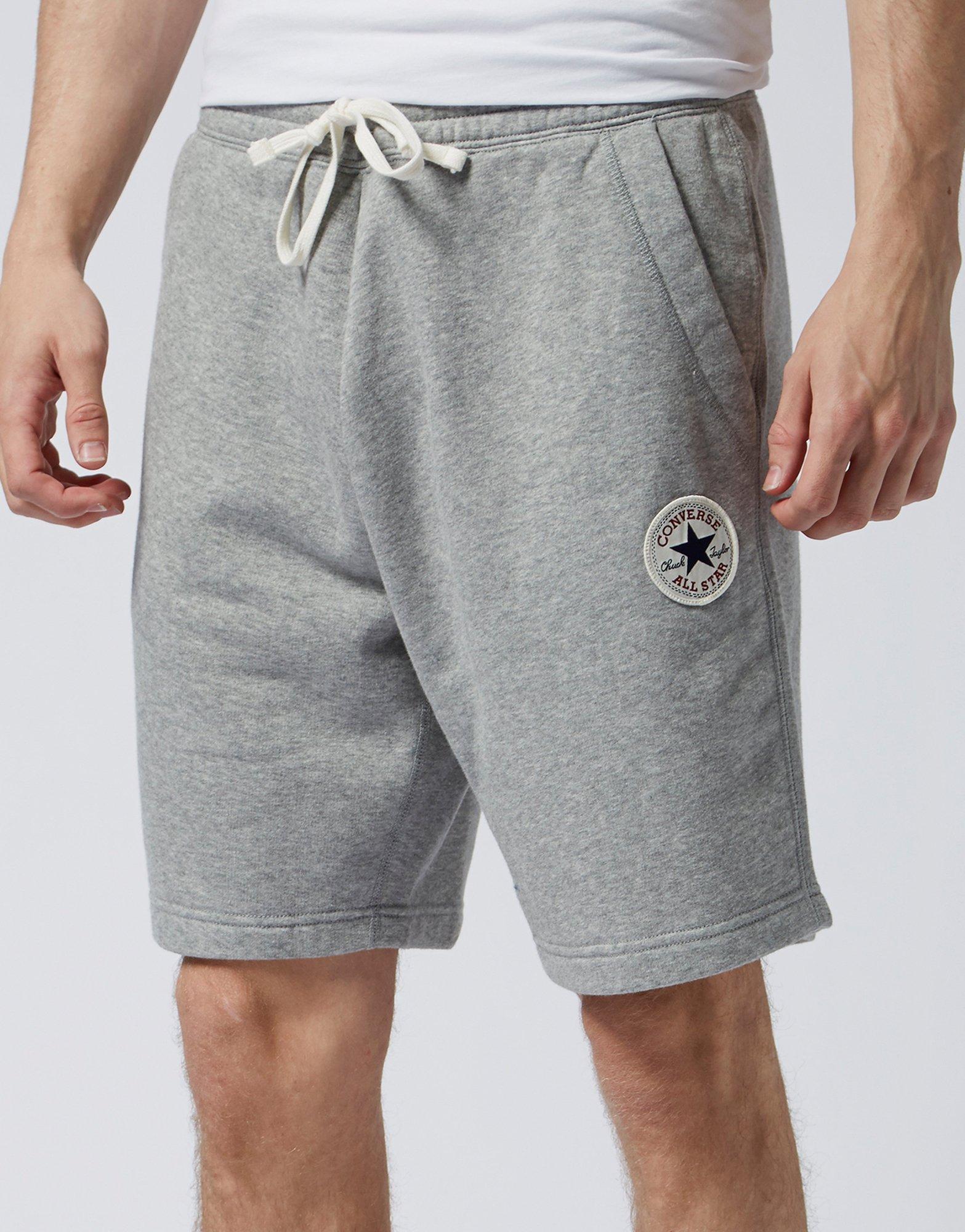 converse core fleece shorts