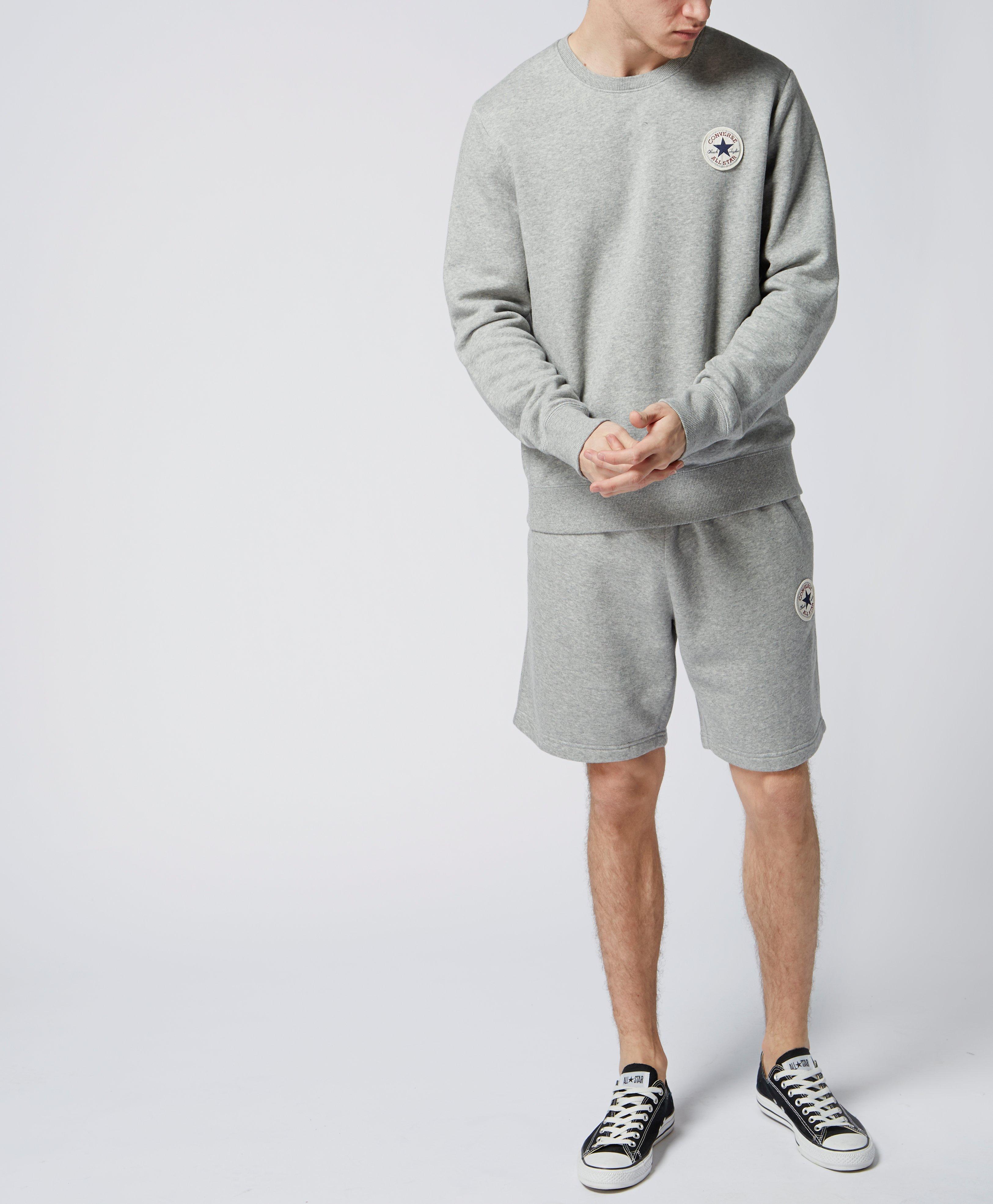 converse core fleece shorts