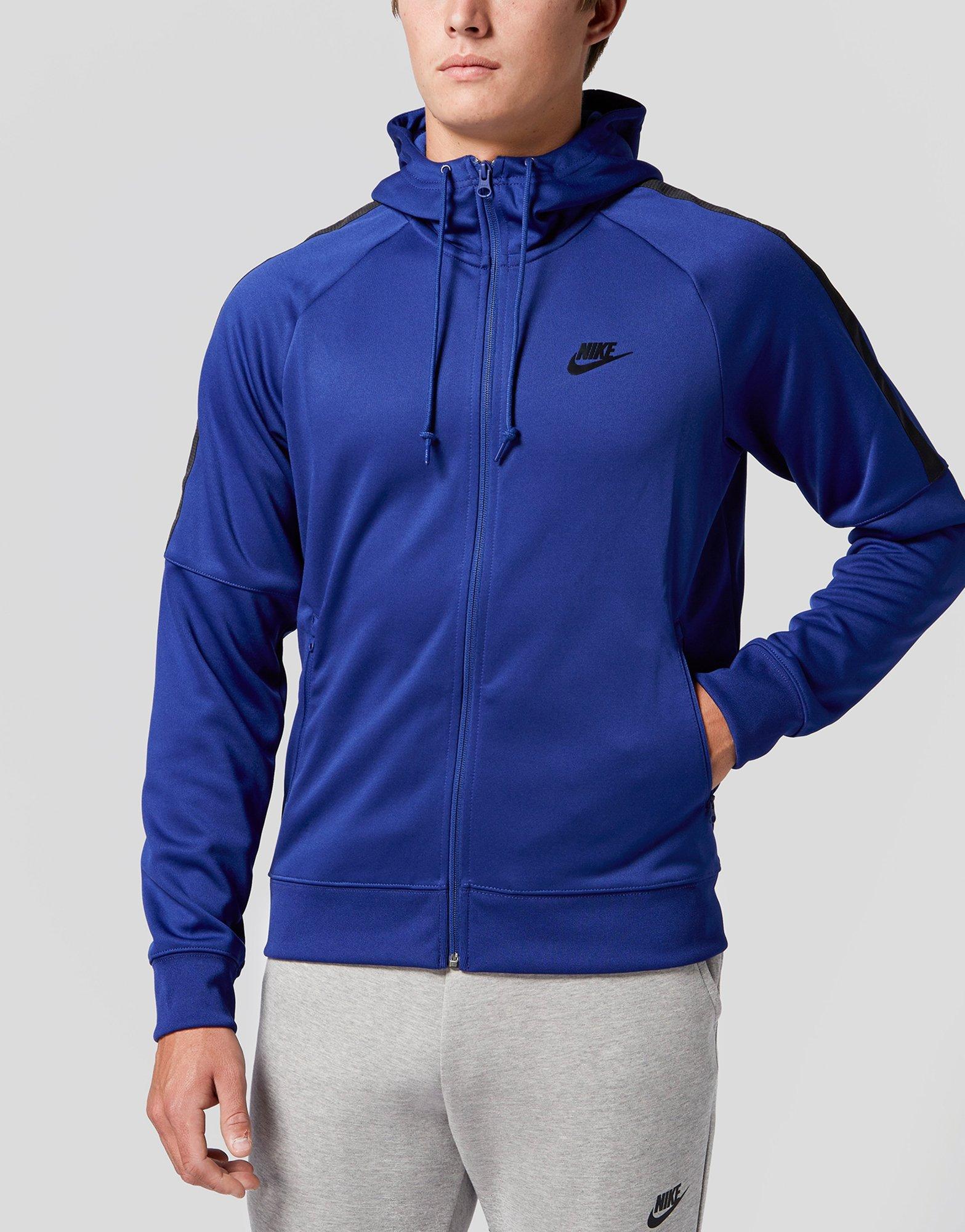 nike tribute hoodie blue