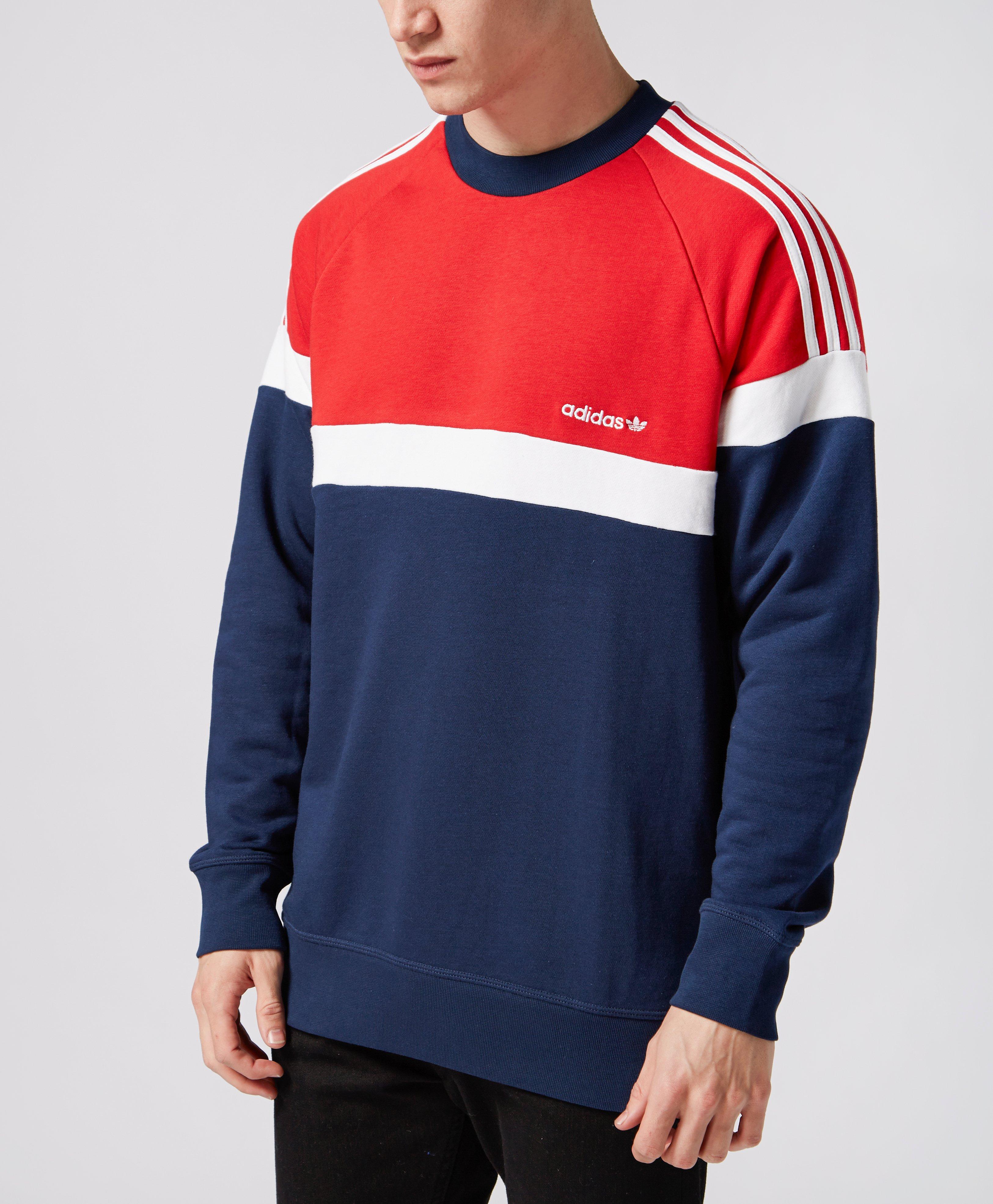 nike sportswear colour block crew sweatshirt