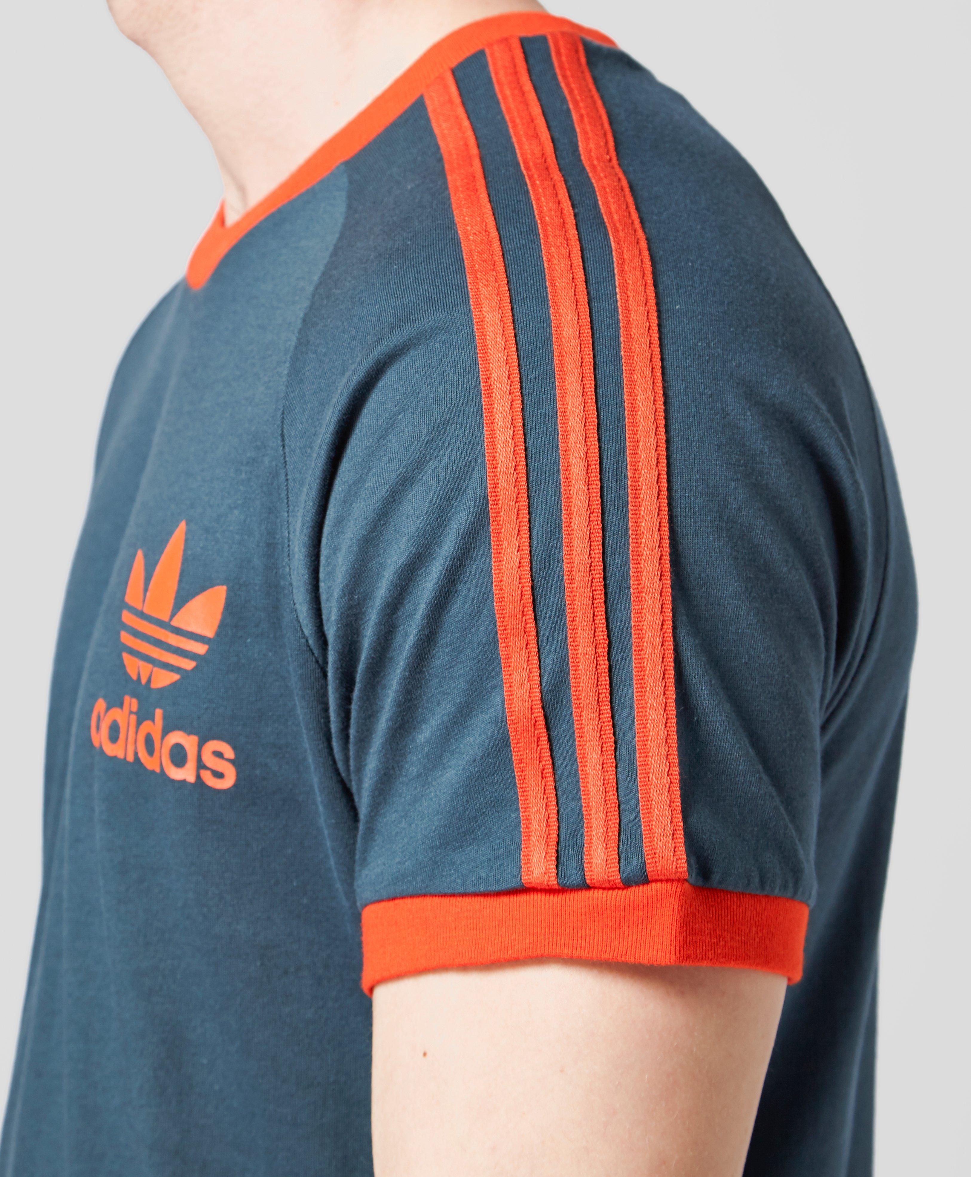 orange adidas california t shirt