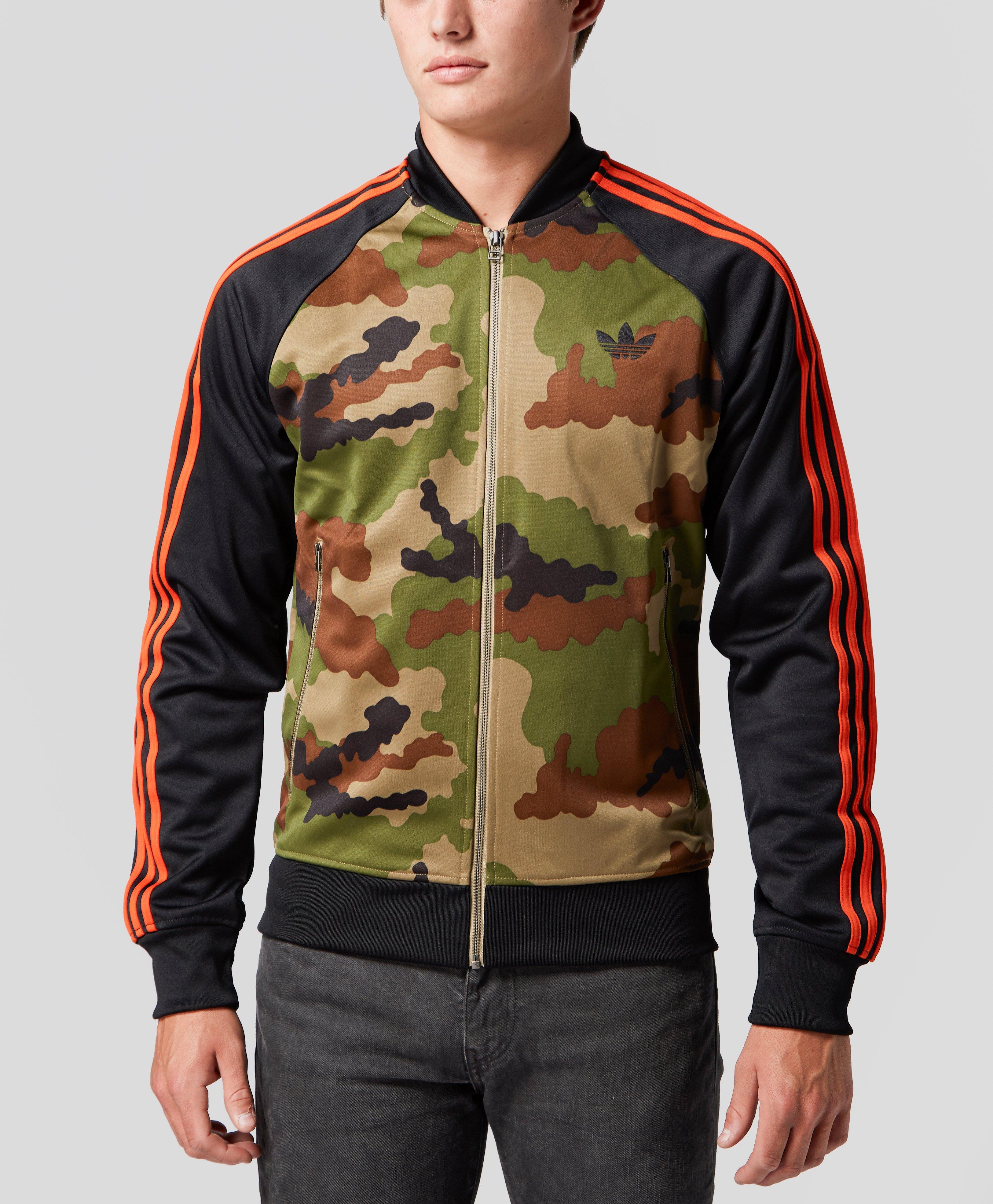 adidas camo track top