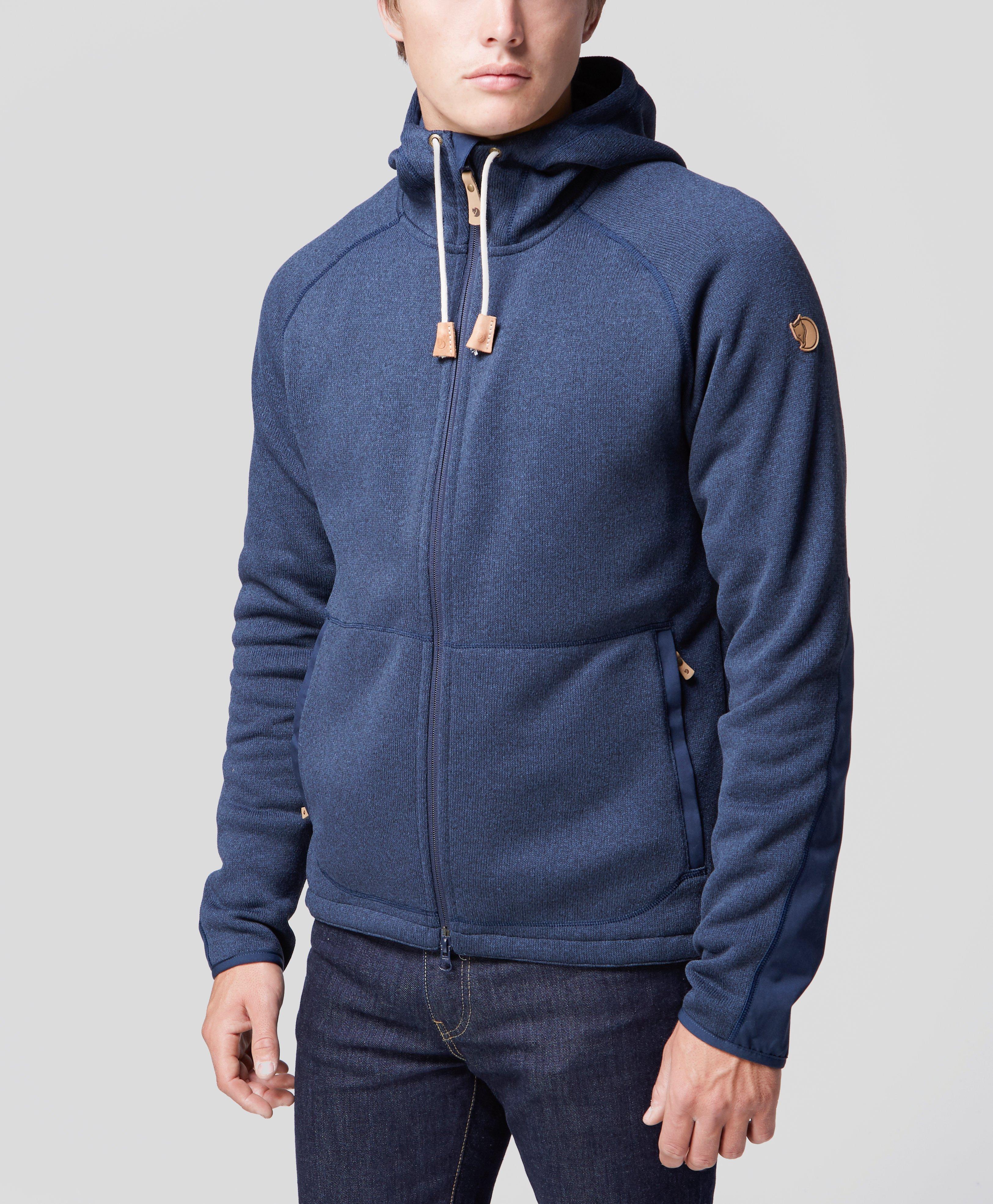 fjallraven ovik fleece hooded jacket