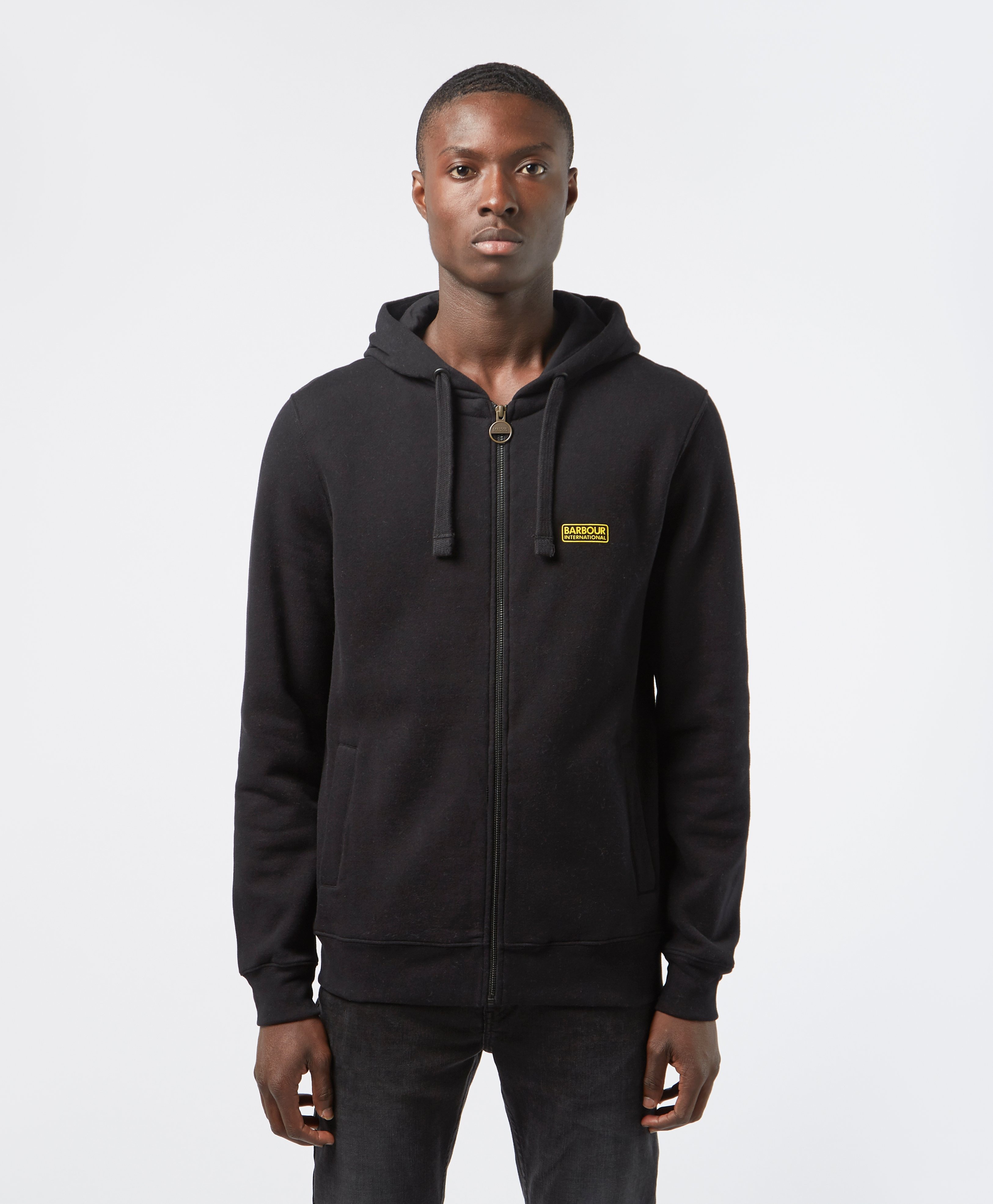 Barbour International Essential Full Zip Hoodie | scotts Menswear