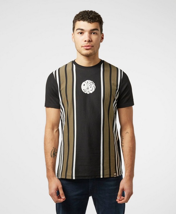 Pretty Green Vertical Stripe Short Sleeve T-Shirt - Exclusive