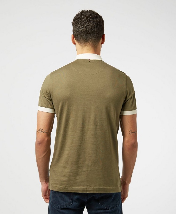 Pretty Green Cut and Sew Short Sleeve Polo Shirt - Exclusive