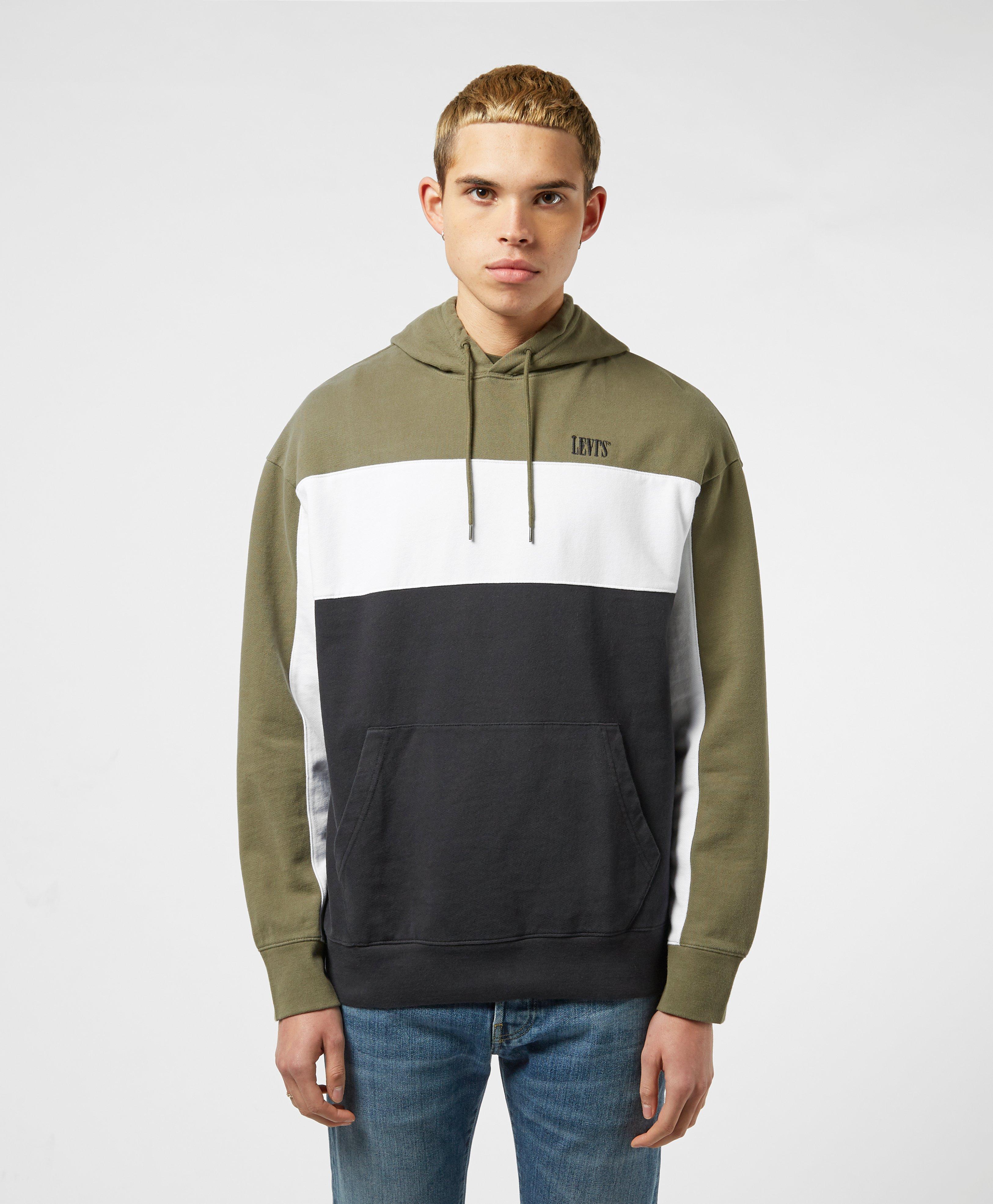 levis colour block hoodie