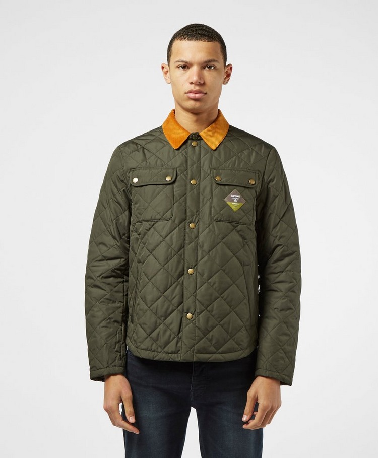 barbour beacon hooded bedale quilted jacket black