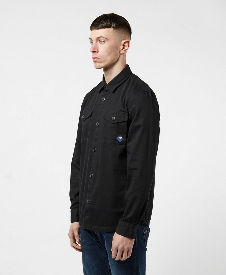 barbour twill overshirt