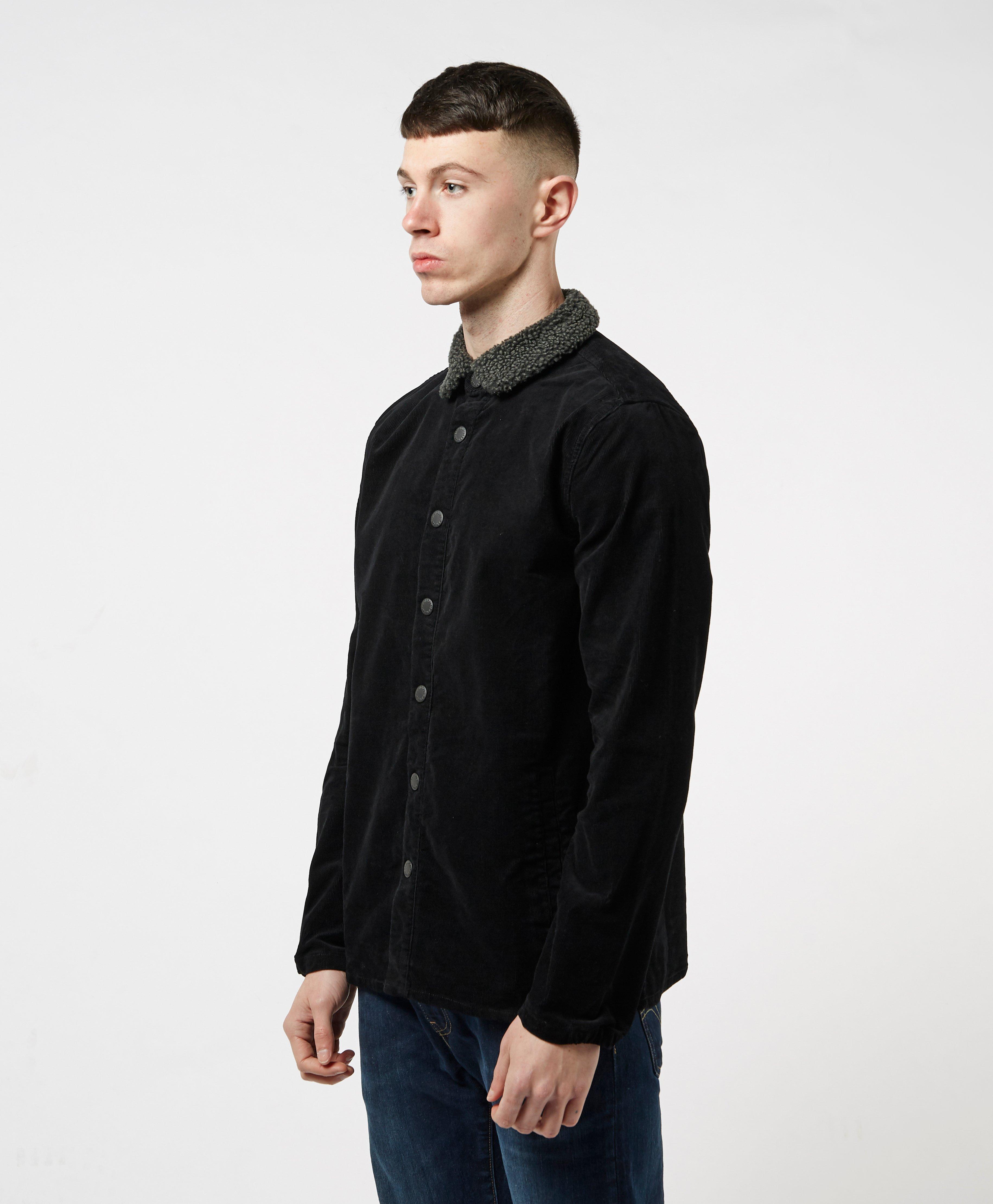 barbour cord overshirt