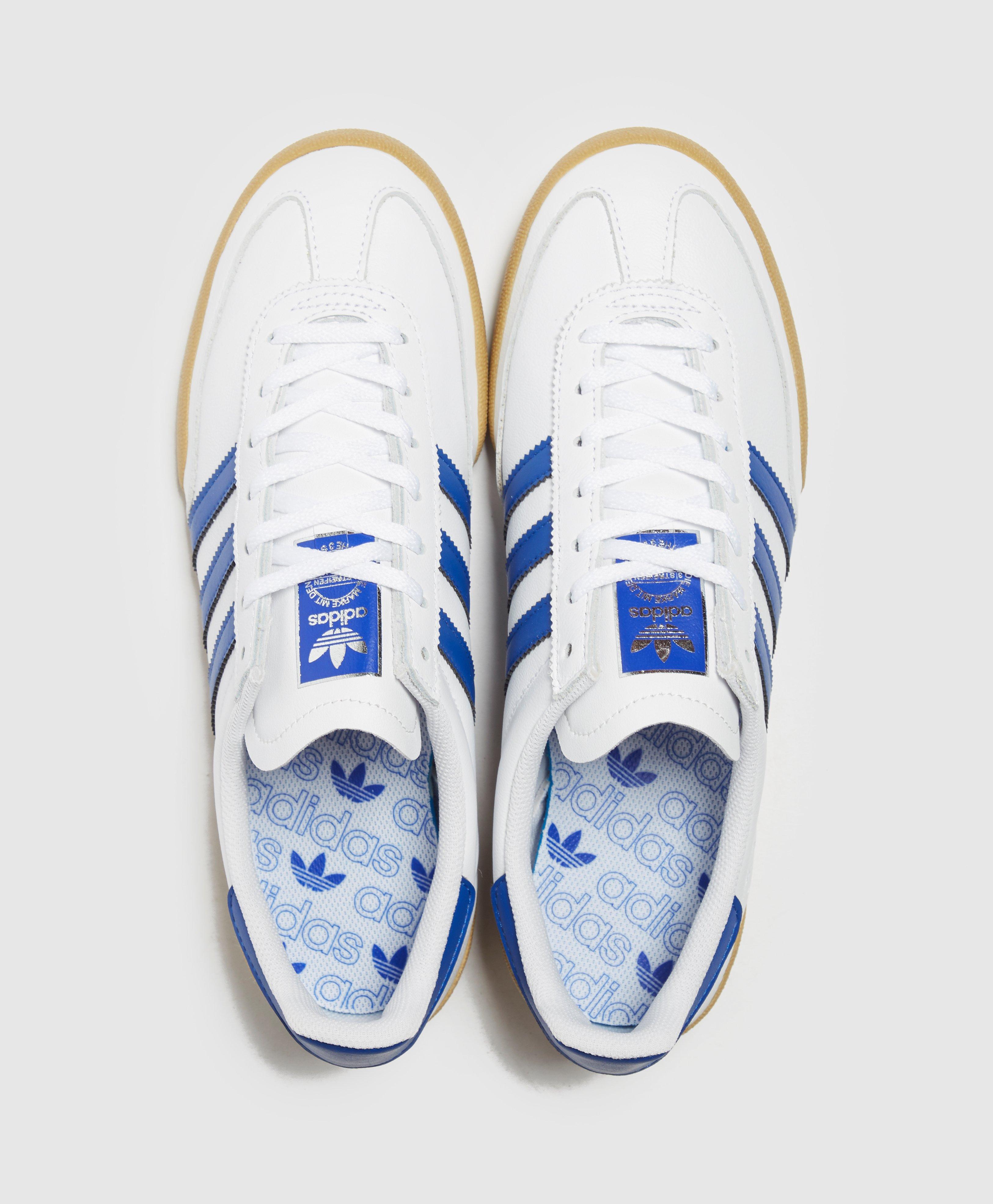 adidas originals jeans leather white