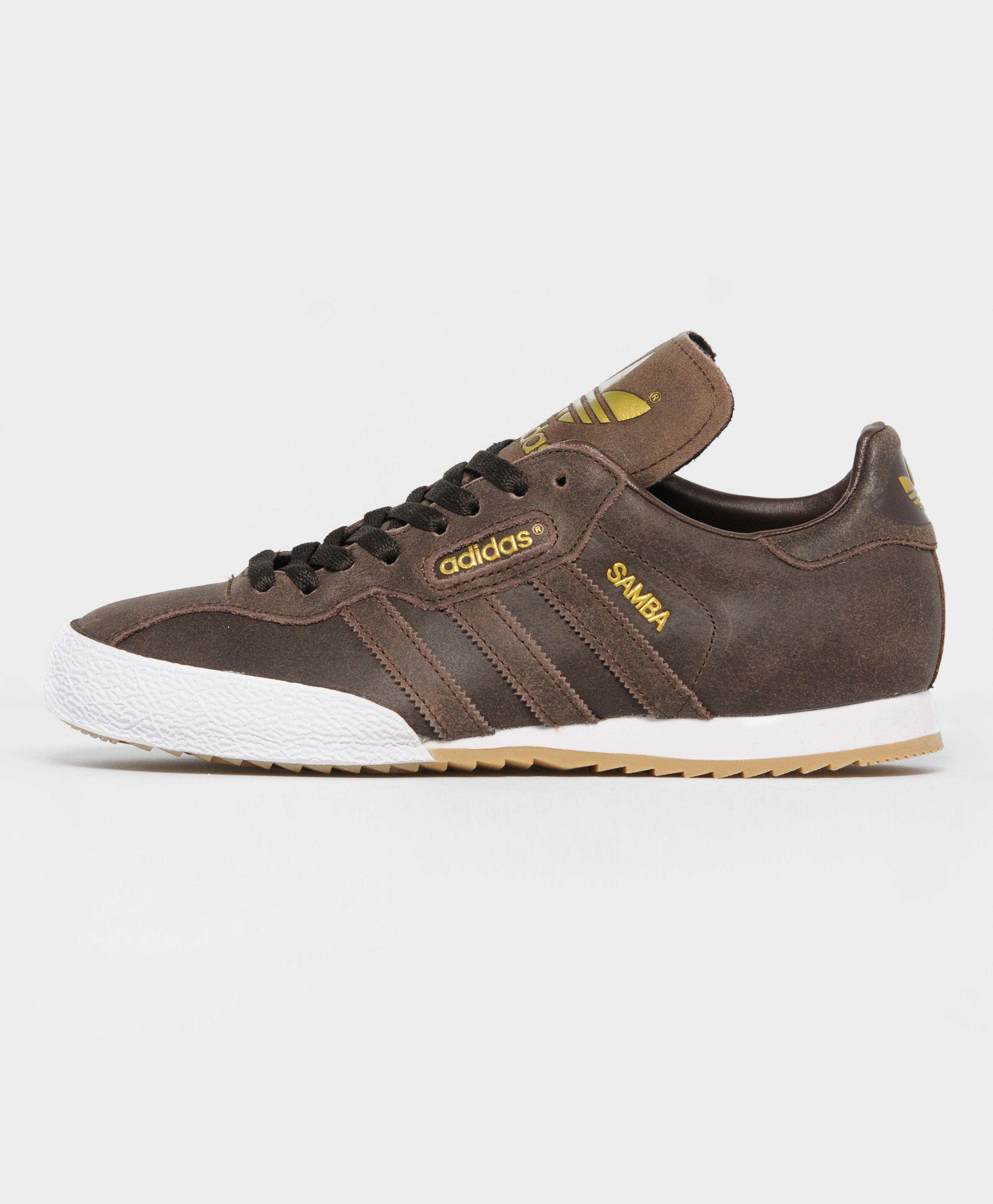 adidas samba brown suede