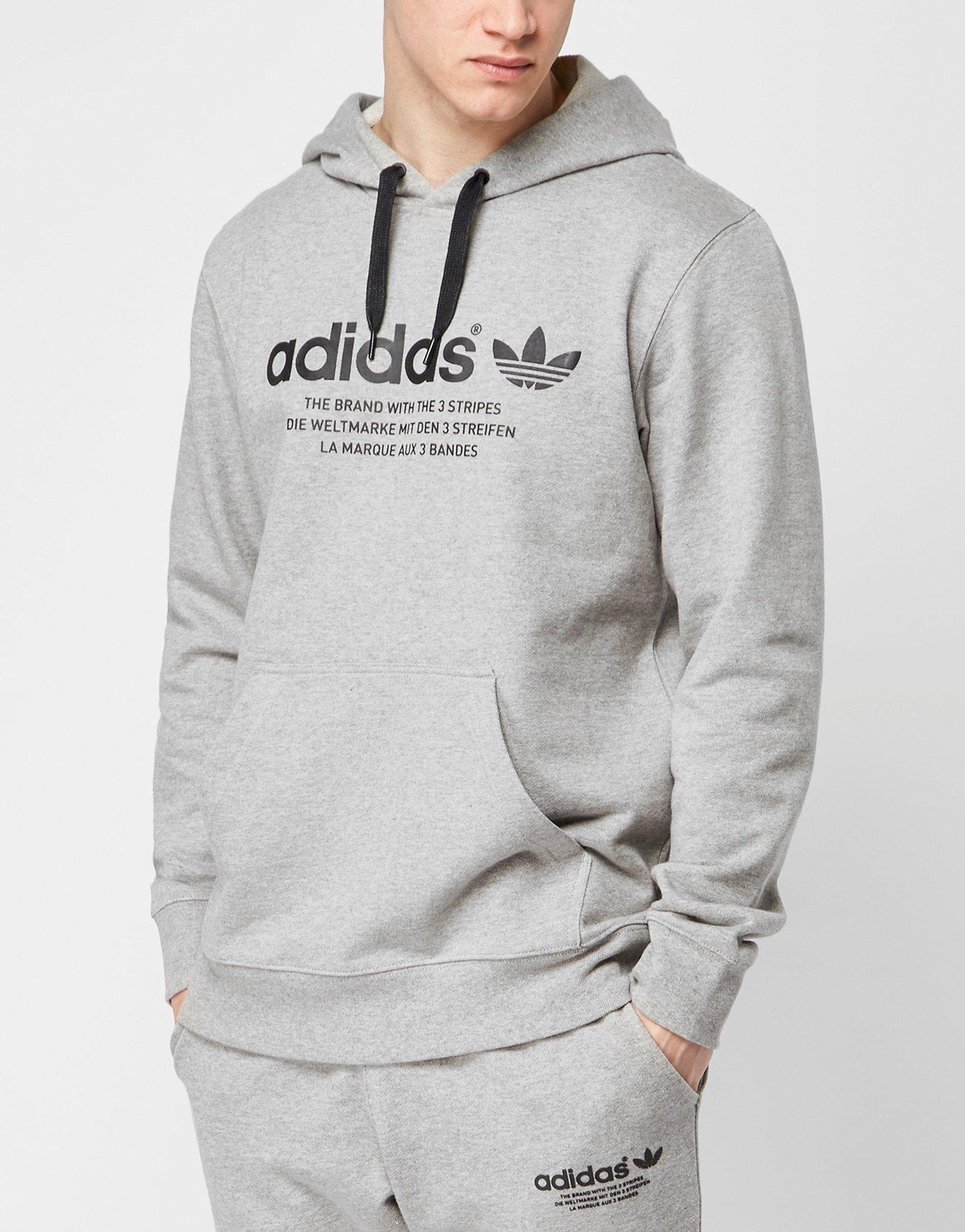 the brand with three stripes hoodie