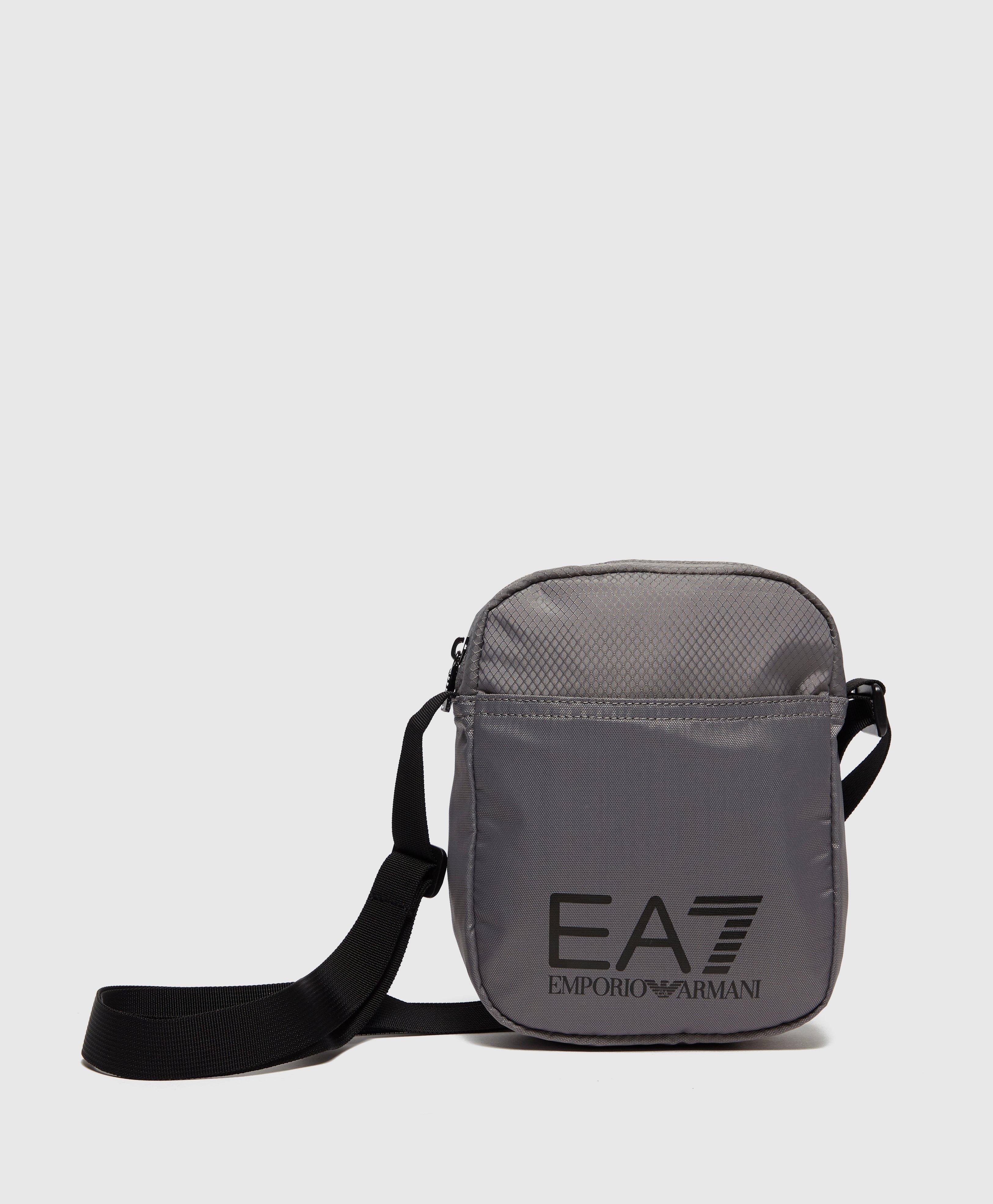 emporio armani ea7 train logo small pouch bag