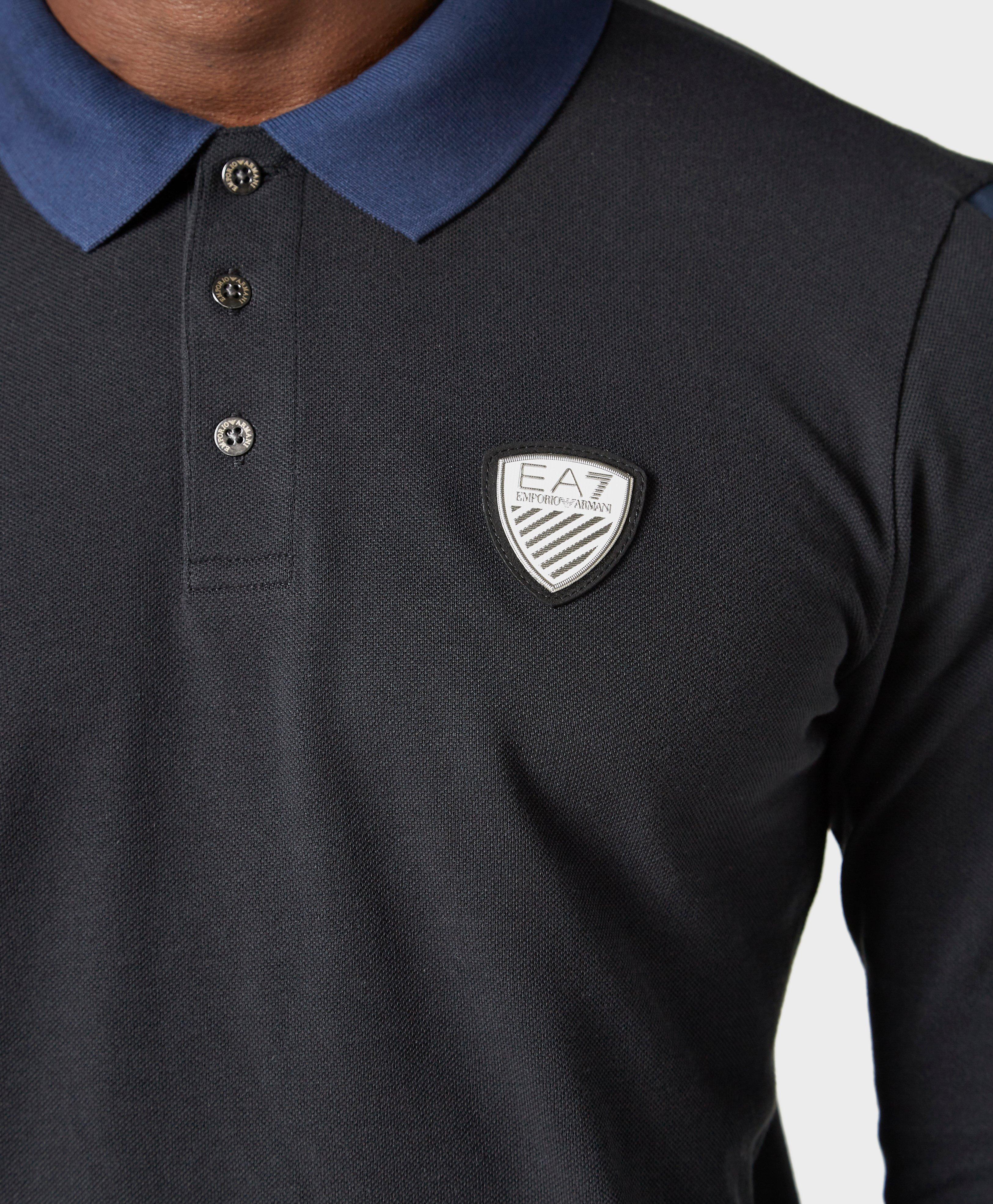 ea7 long sleeve polo shirt