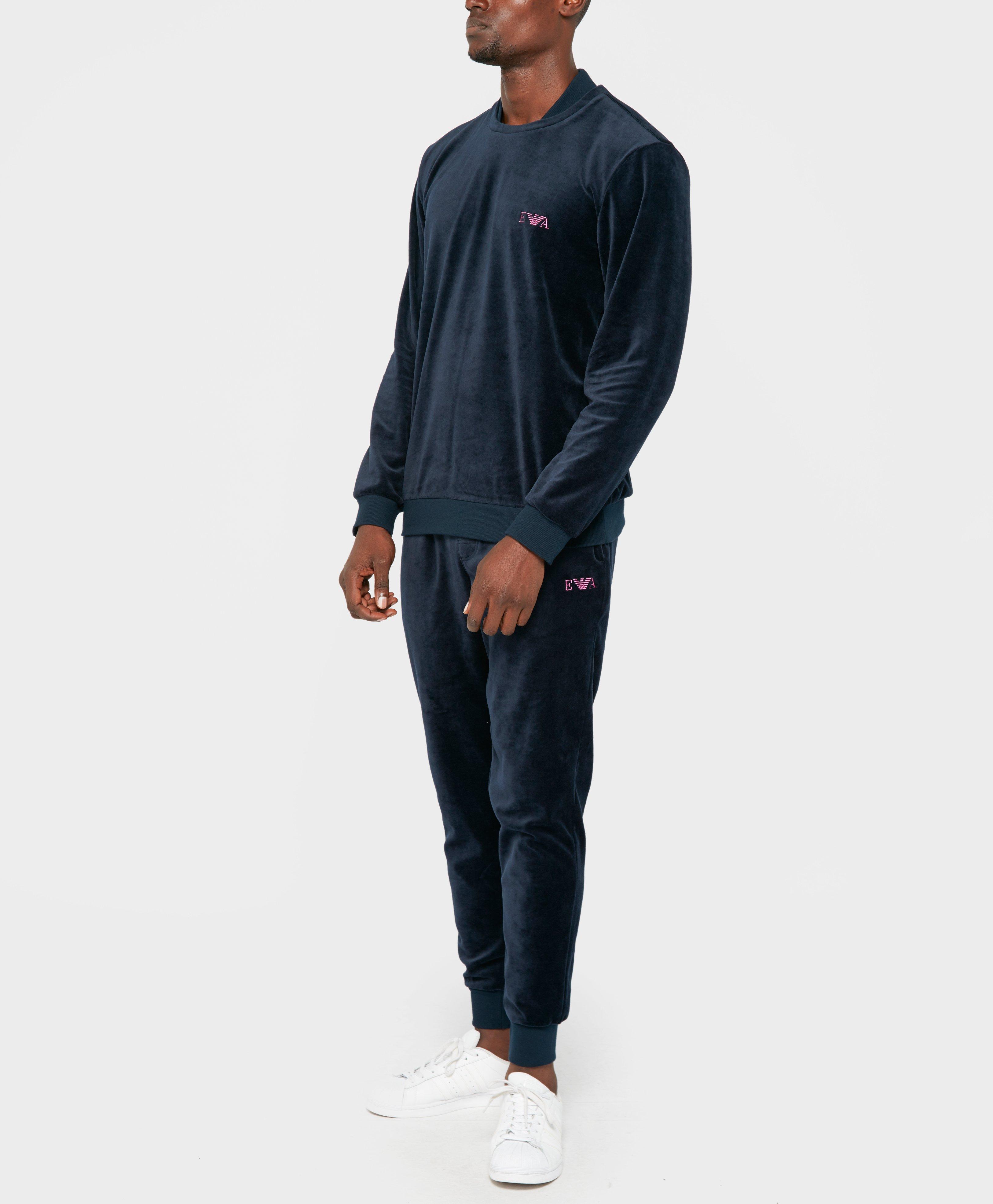 velour armani tracksuit