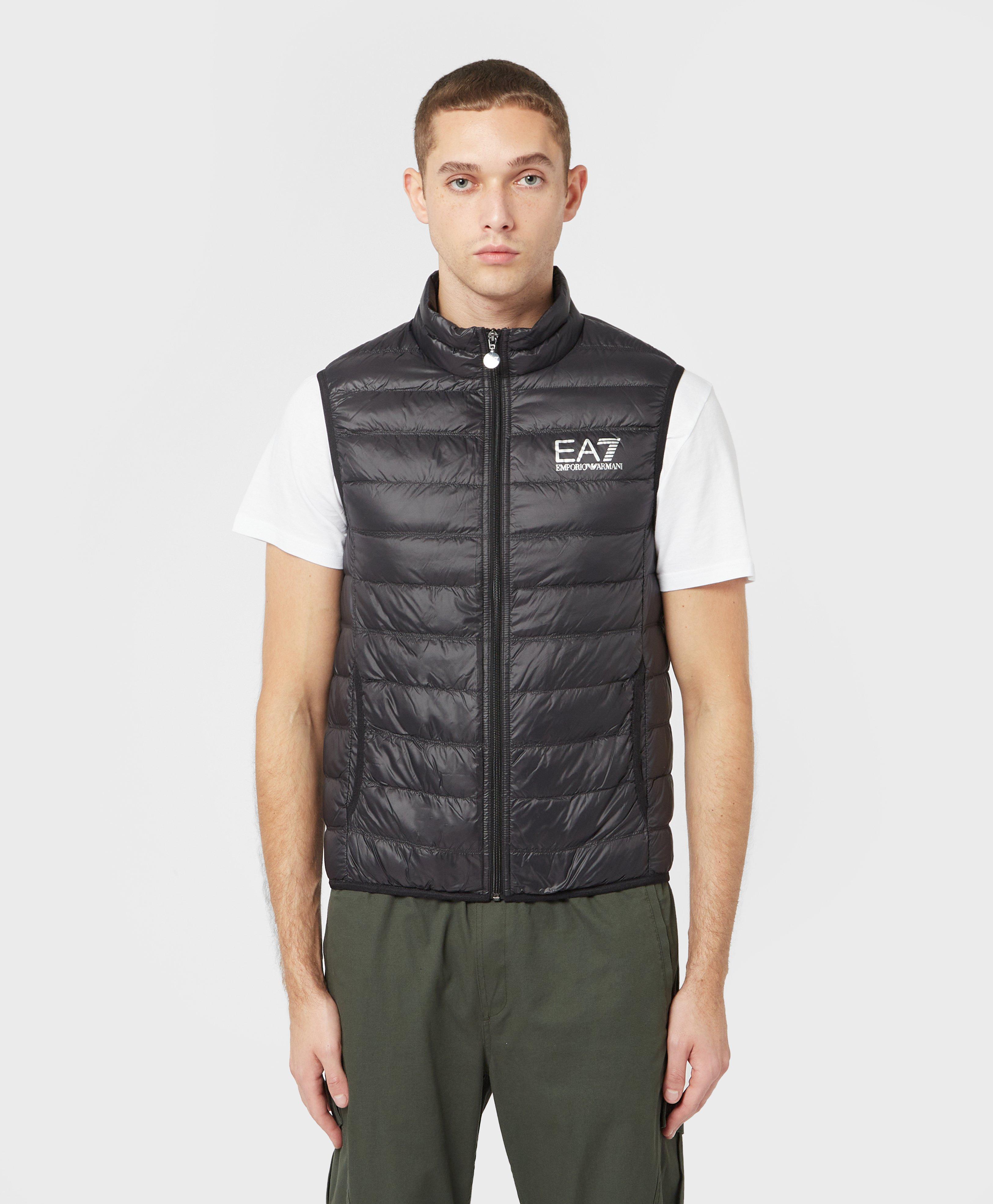 emporio armani ea7 bubble padded gilet