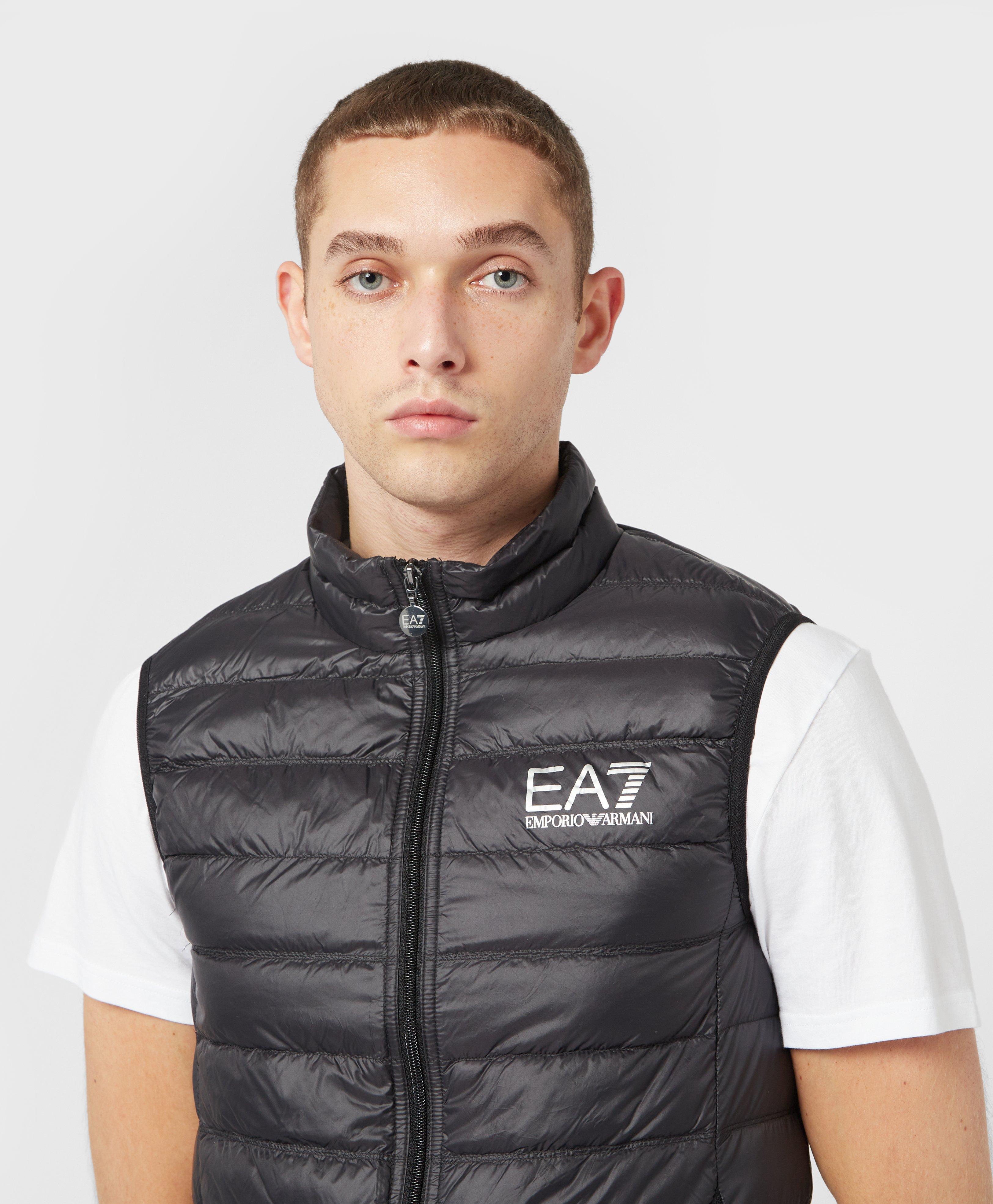 emporio armani ea7 bubble padded gilet