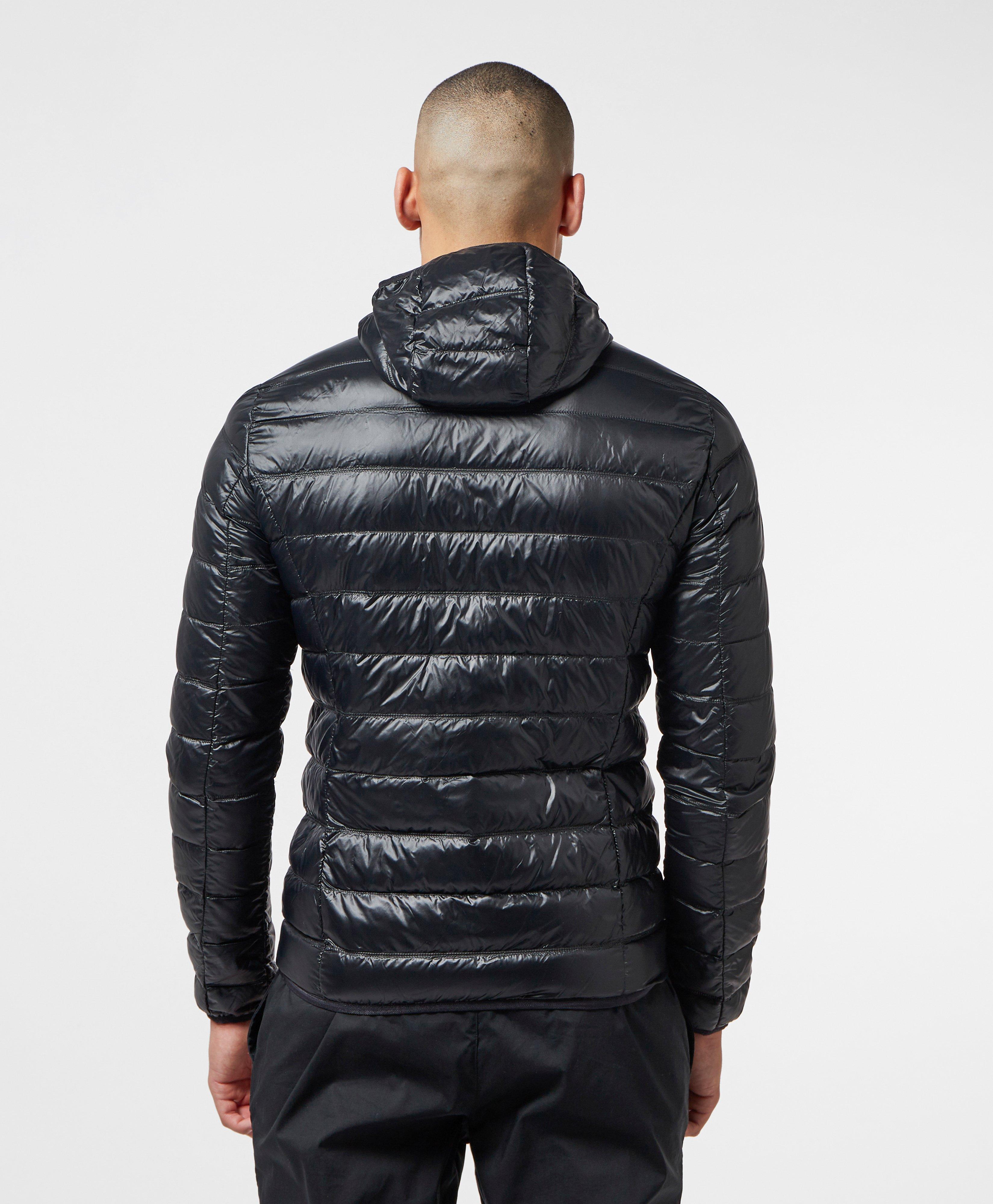 ea7 bubble jacket black