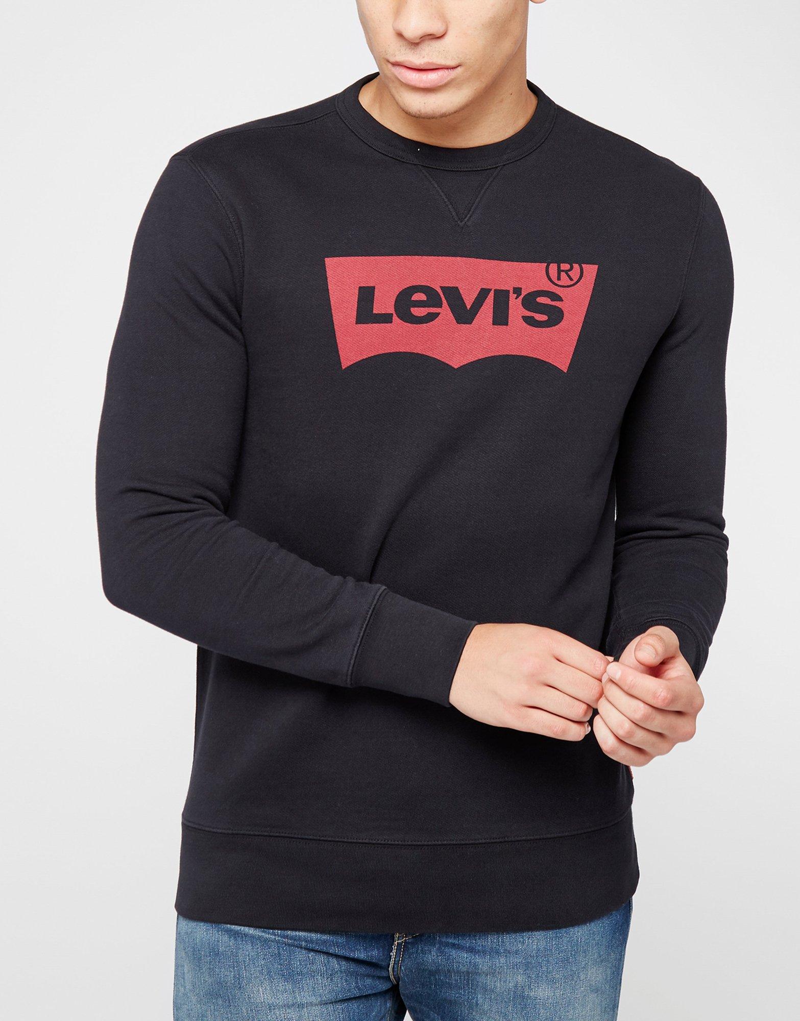 levis batwing crew sweatshirt