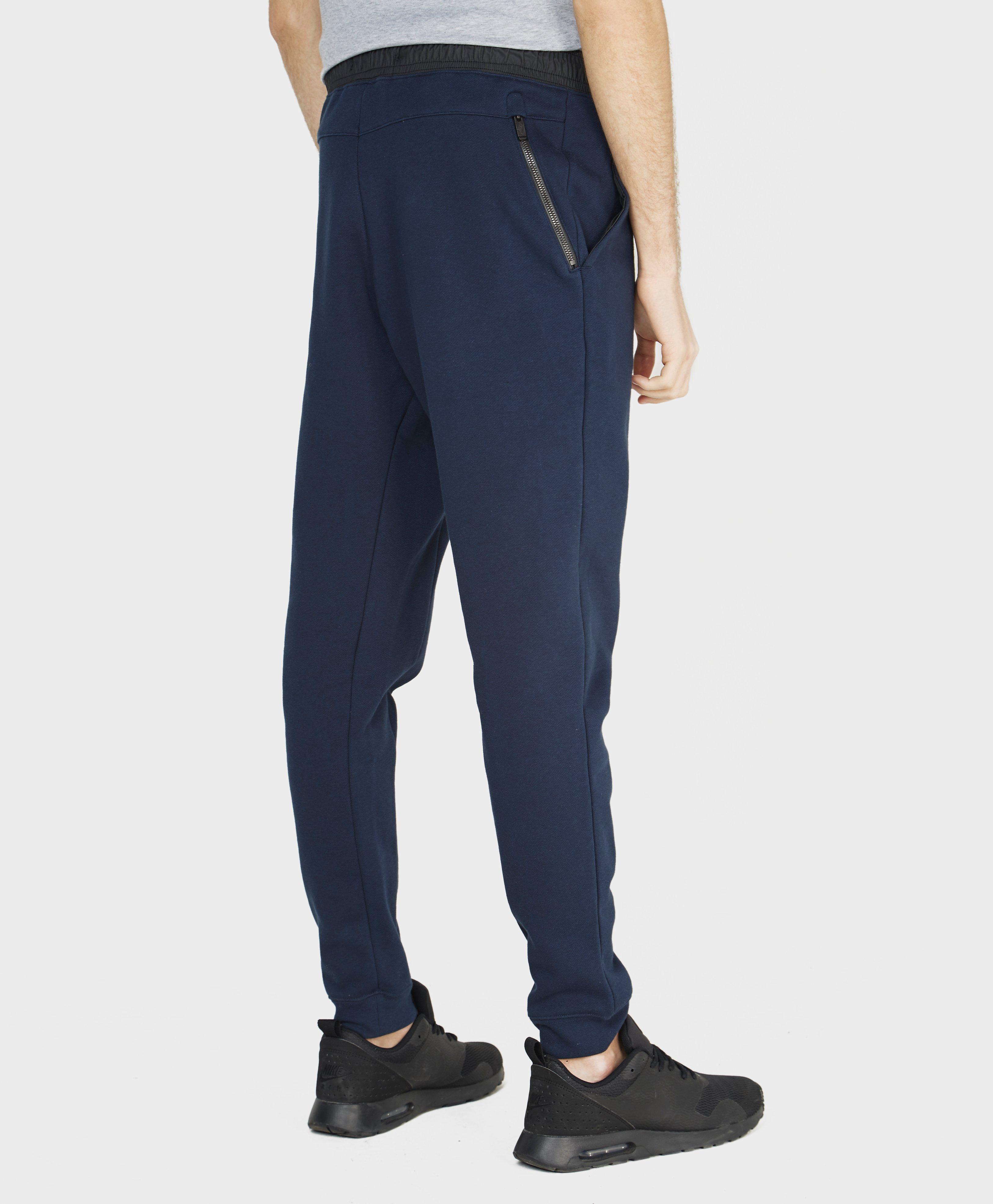 nike modern fleece pants blue