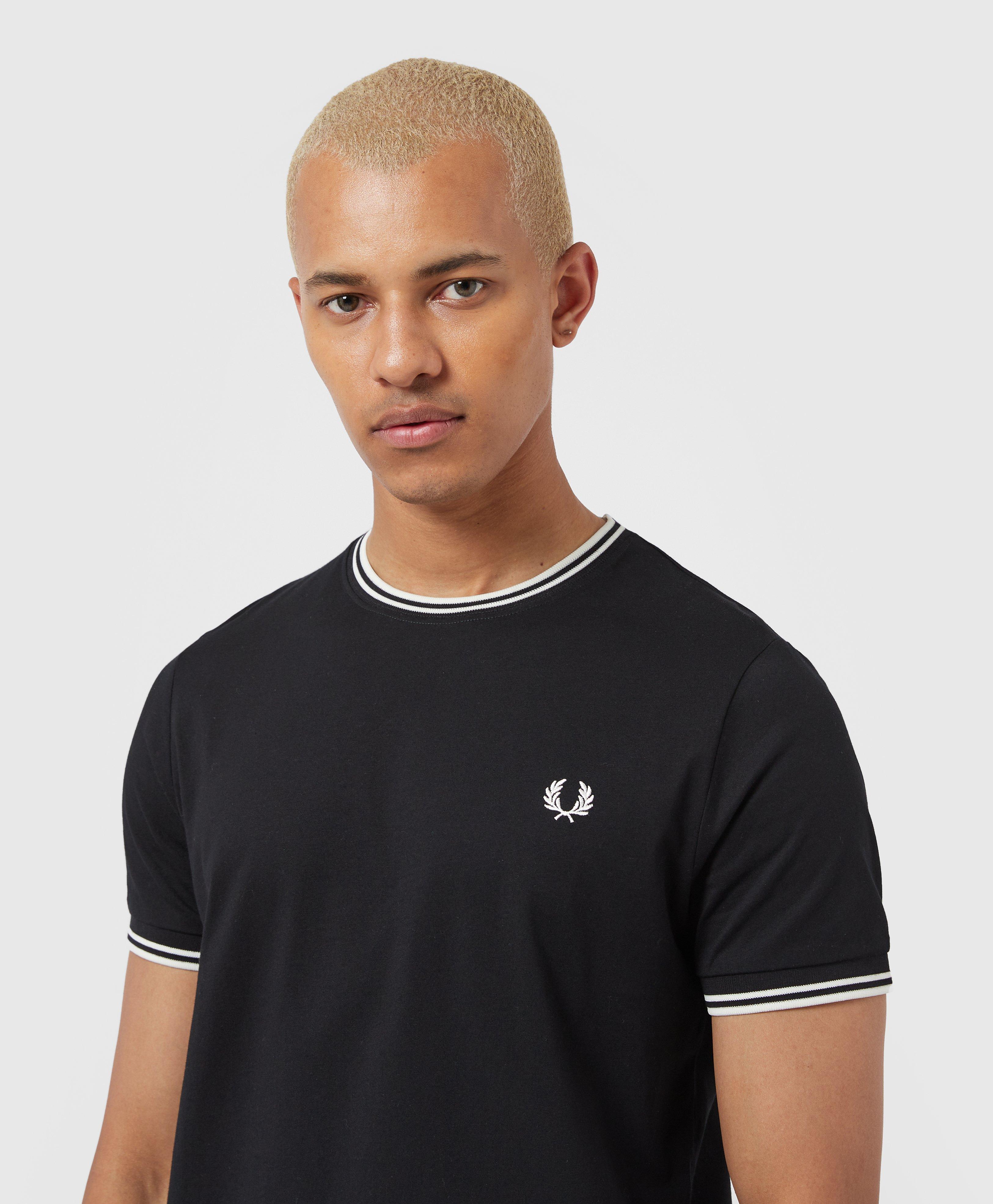 fred perry tipped ringer t shirt