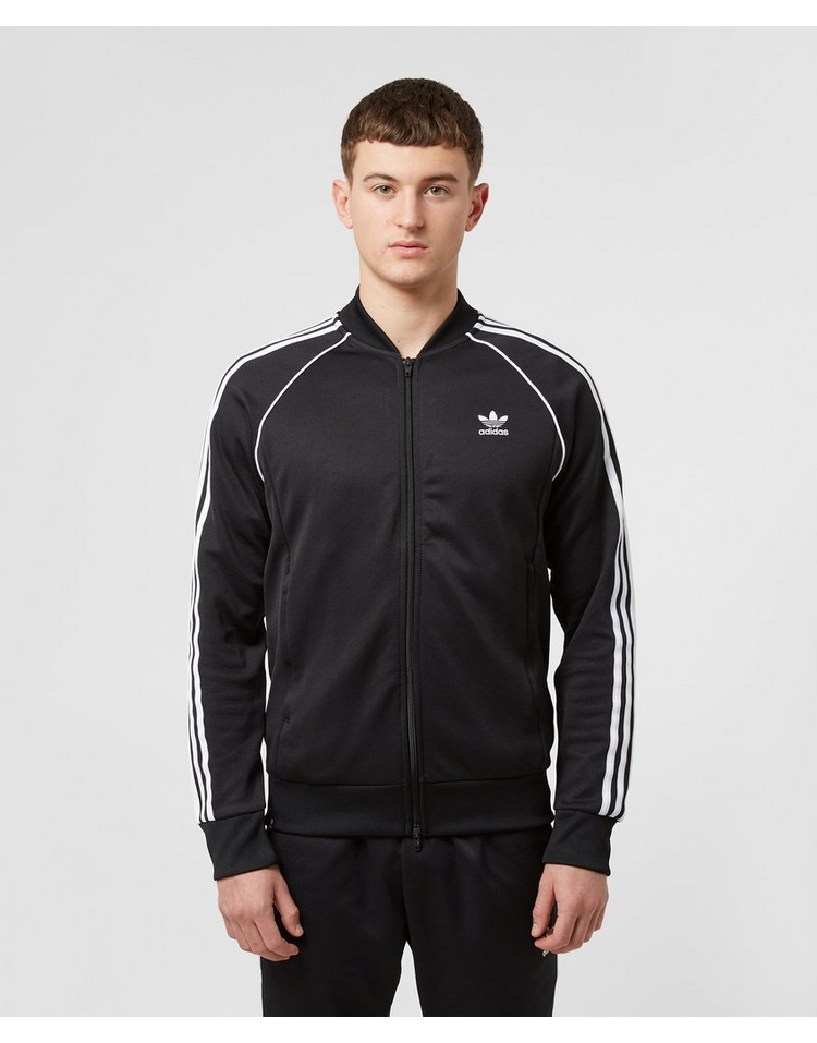 Black adidas Originals SS Track Top Men's | scotts Menswear