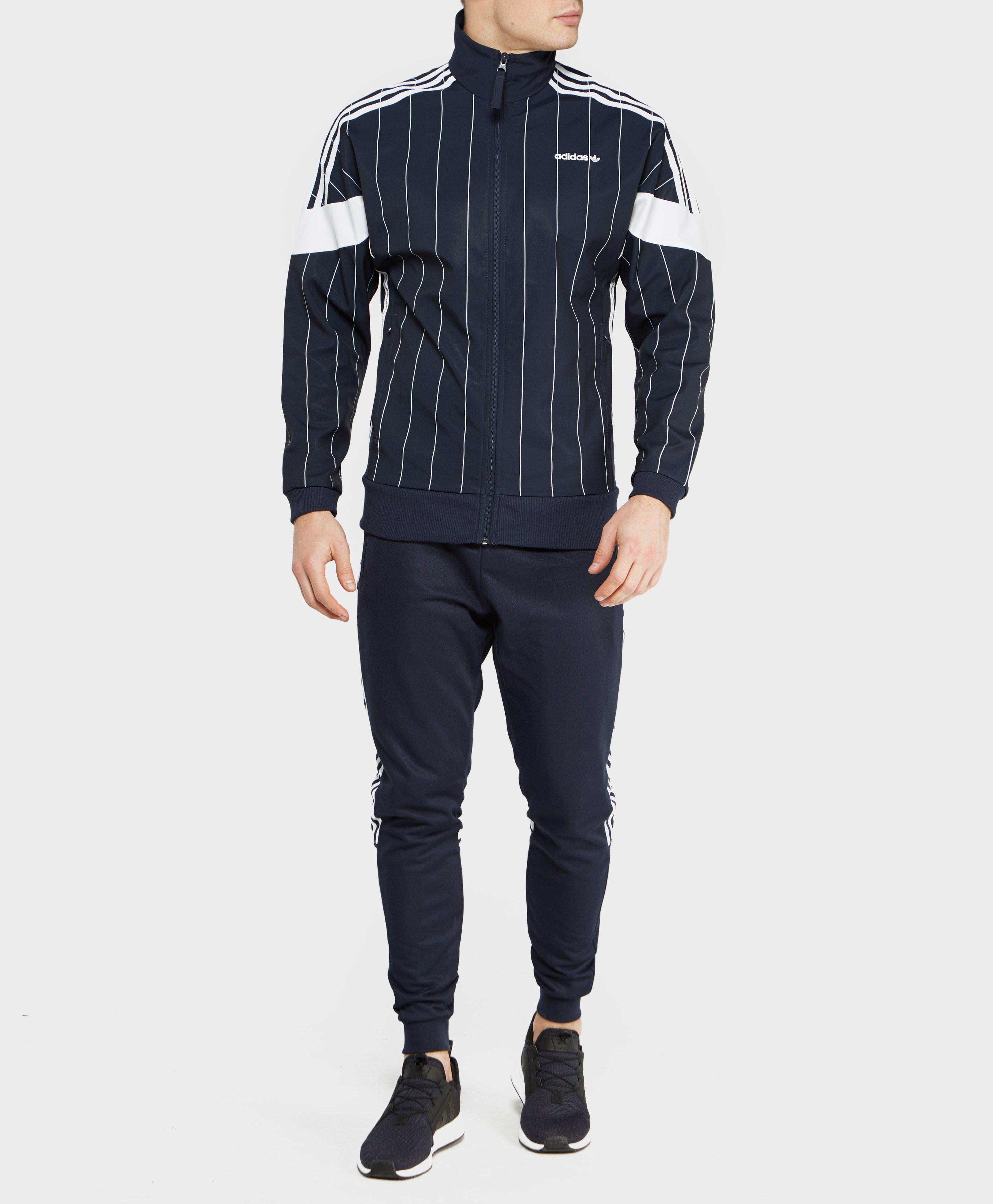 adidas originals pinstripe track pants