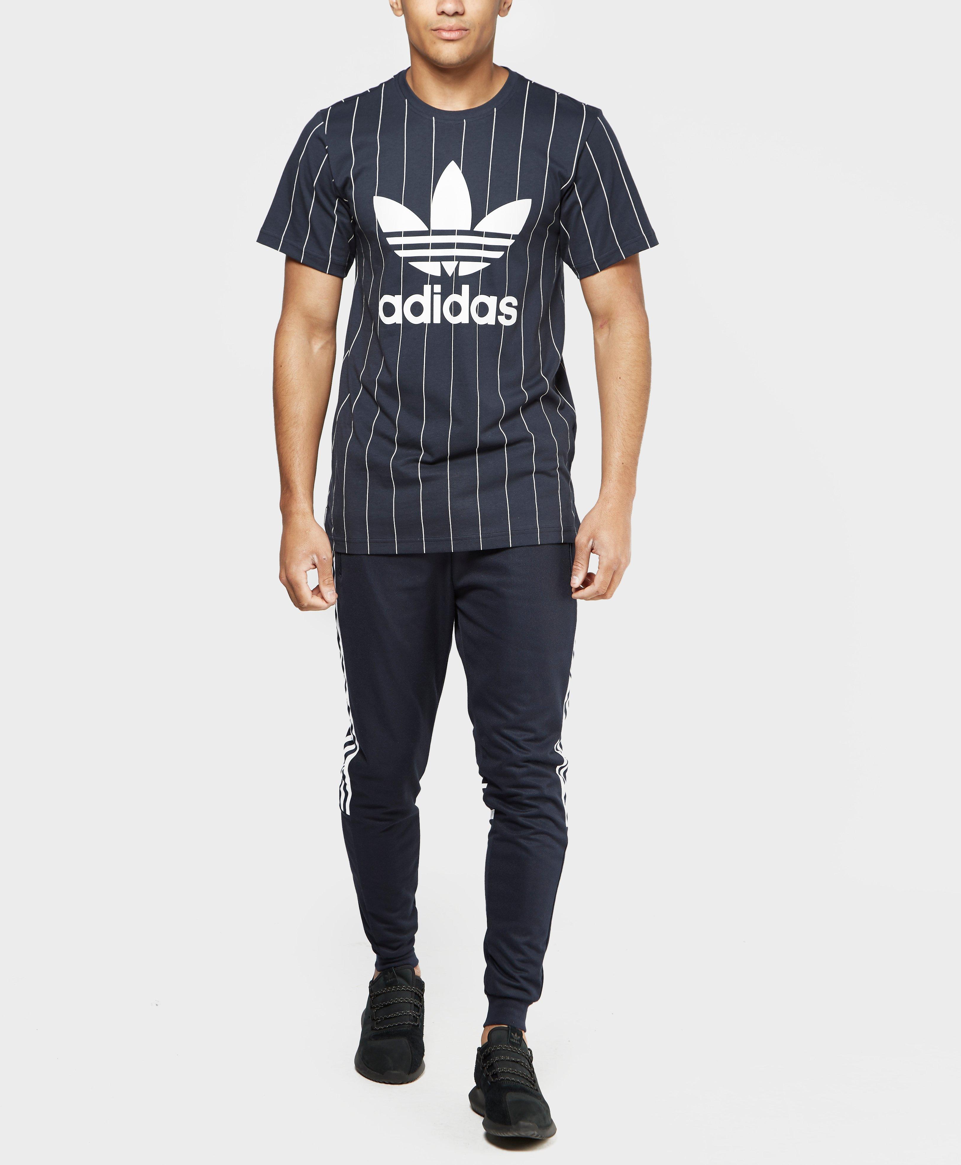 adidas pinstripe t shirt